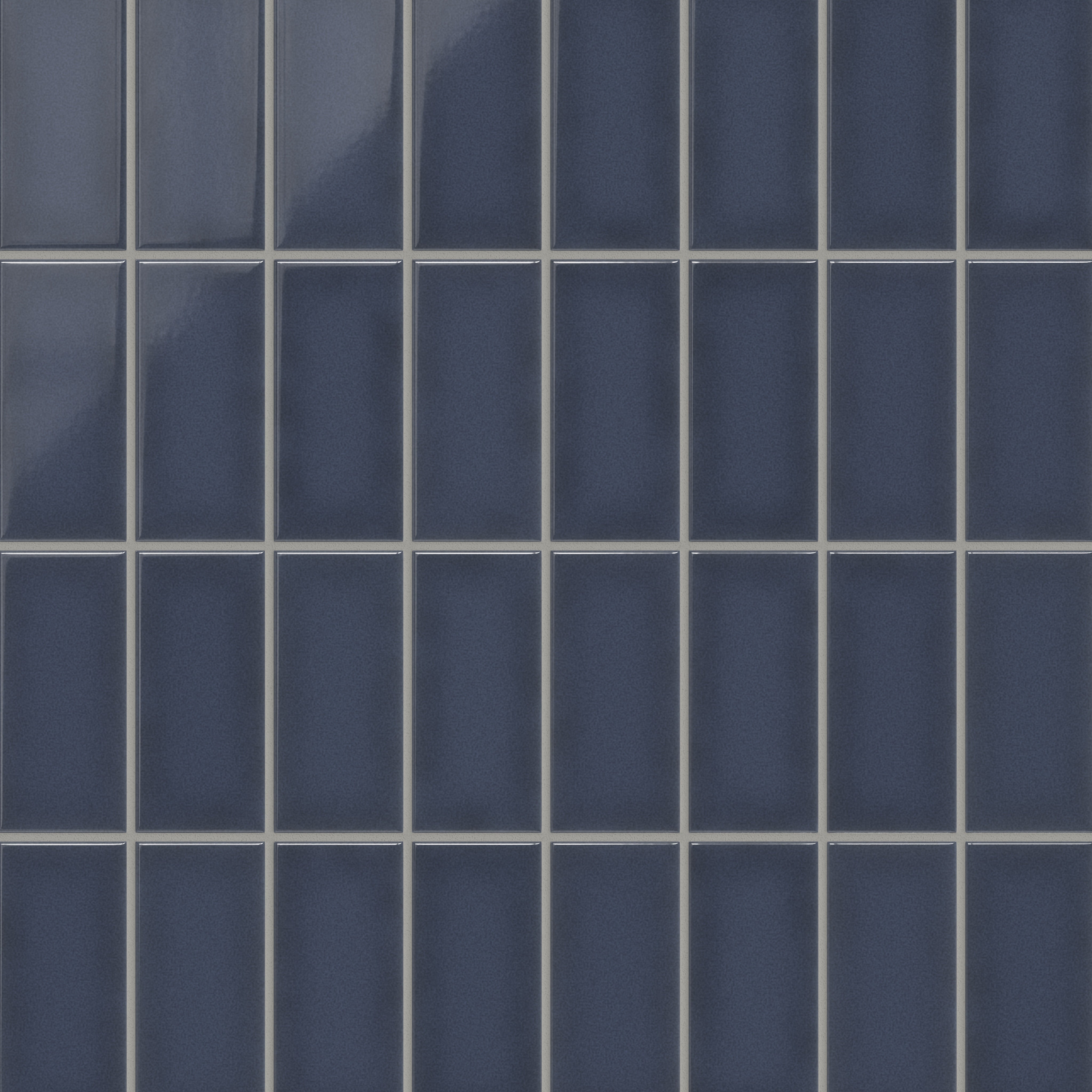 3x6 Original Ceramic Tile in Slate Blue Gloss
