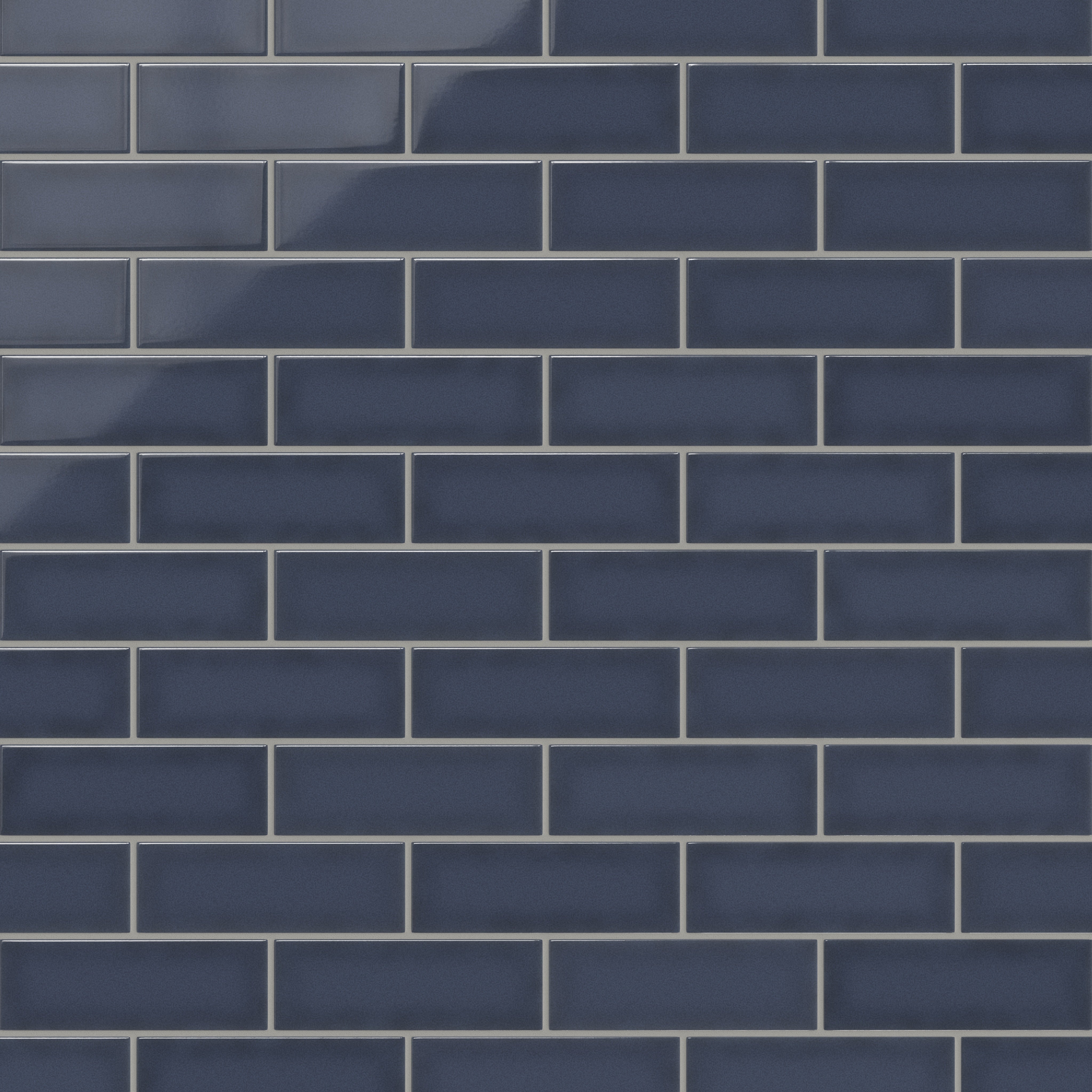 3x9 Original Ceramic Tile in Slate Blue Gloss