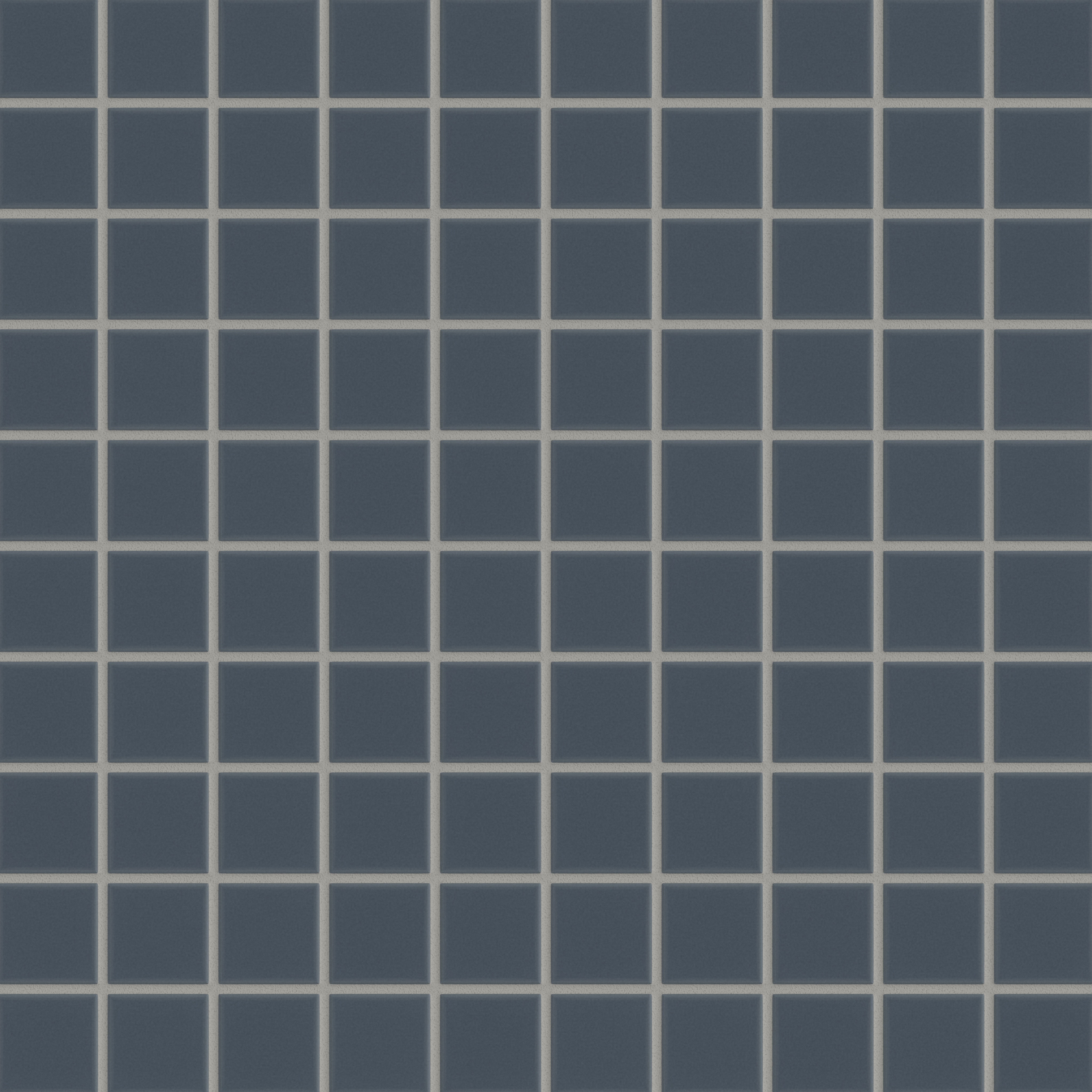 2x2 Straight Set Sheeted Original Ceramic Mosaic Tile in Slate Blue Matte