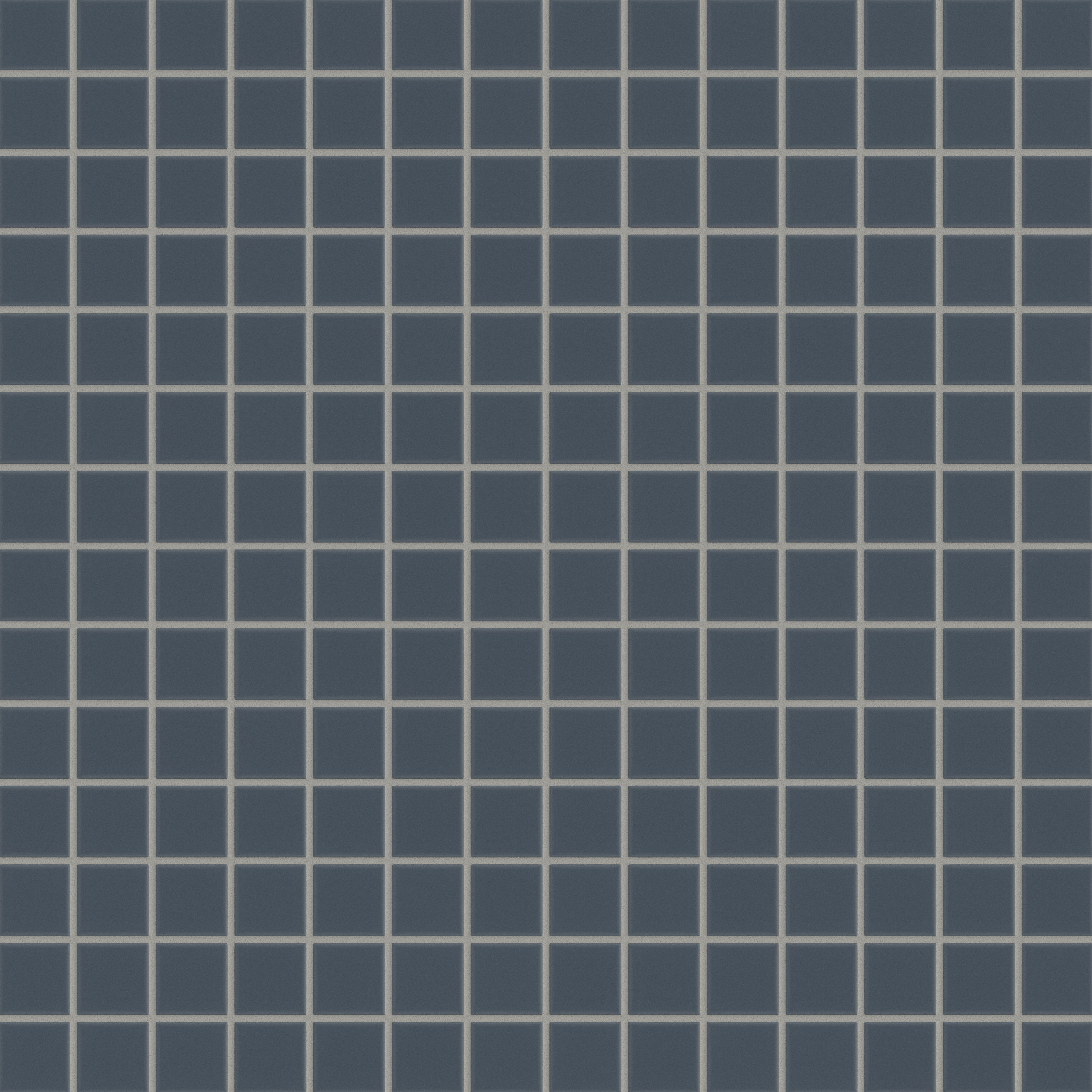 2x2 Straight Set Sheeted Original Ceramic Mosaic Tile in Slate Blue Matte