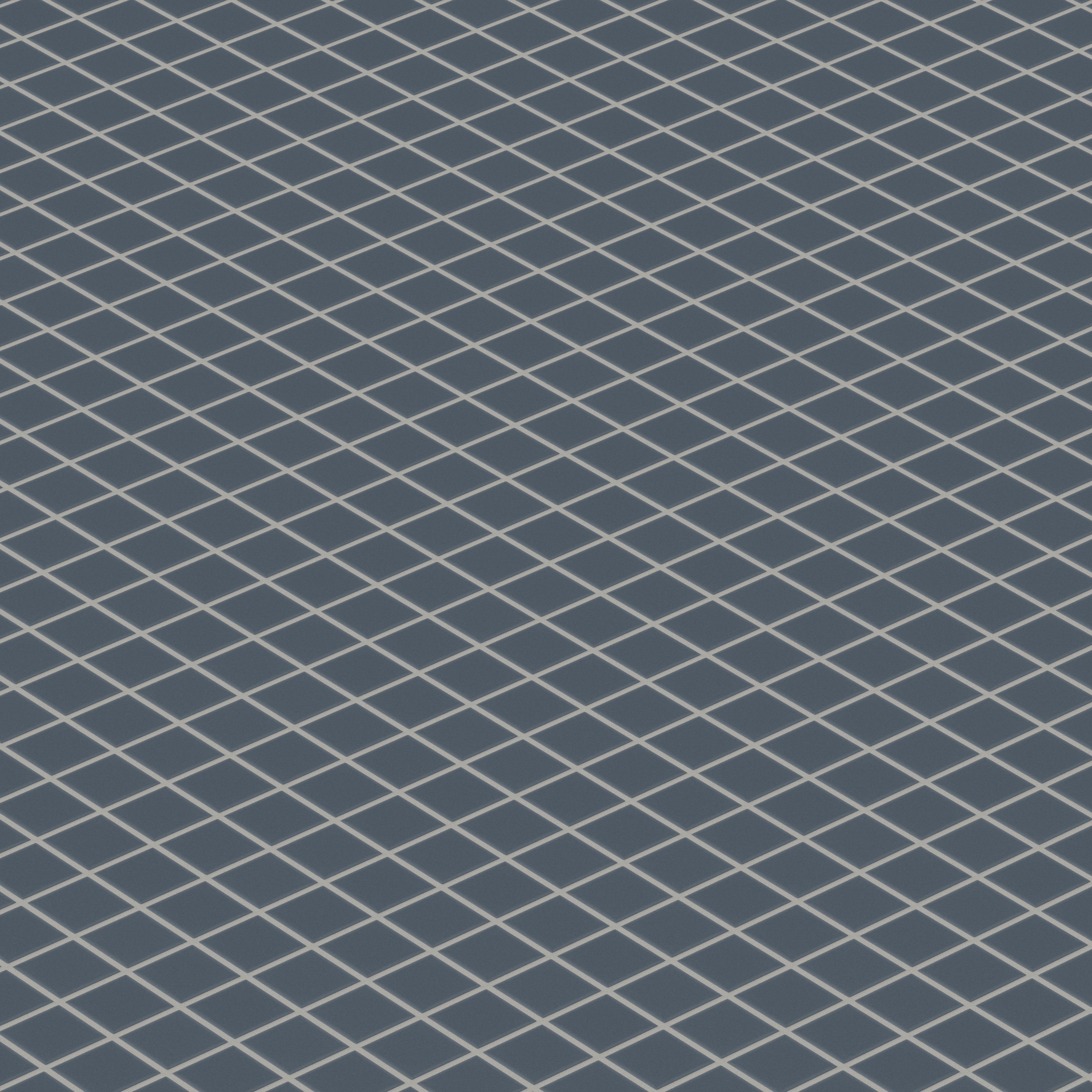 2x2 Straight Set Sheeted Original Ceramic Mosaic Tile in Slate Blue Matte