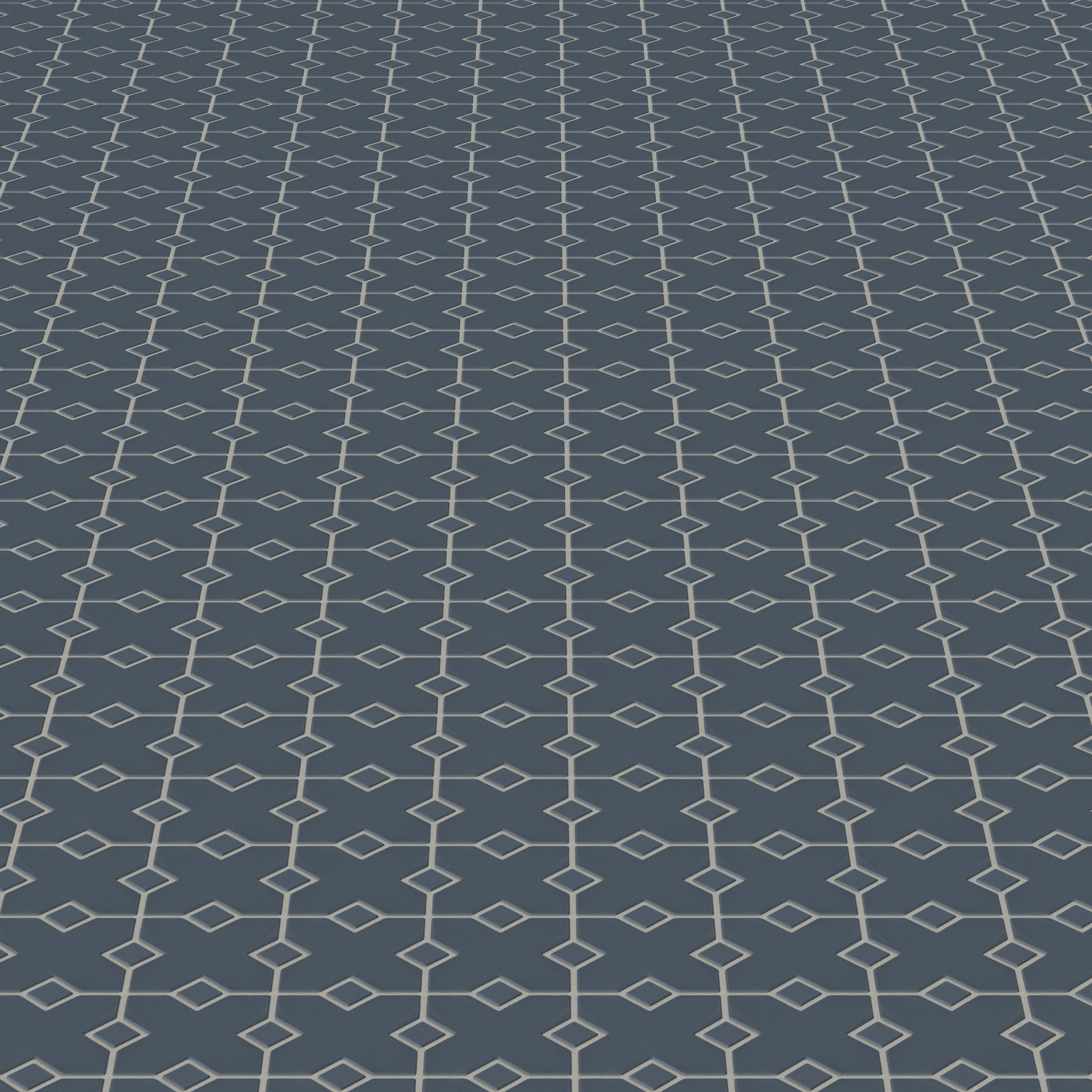 Hacienda Sheeted Original Ceramic Tile in Slate Blue Matte