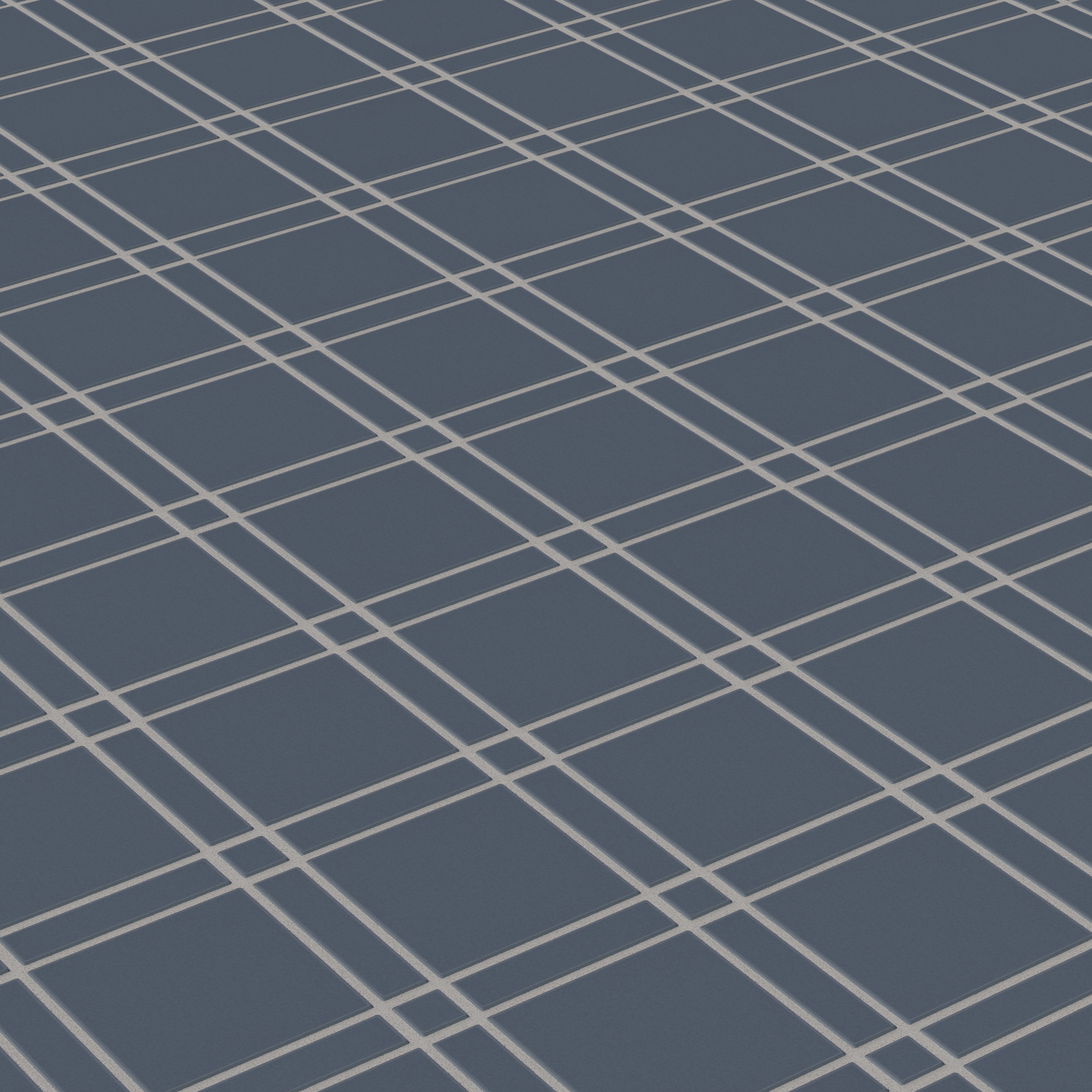 Lattice Sheeted Original Ceramic Tile in Slate Blue Matte