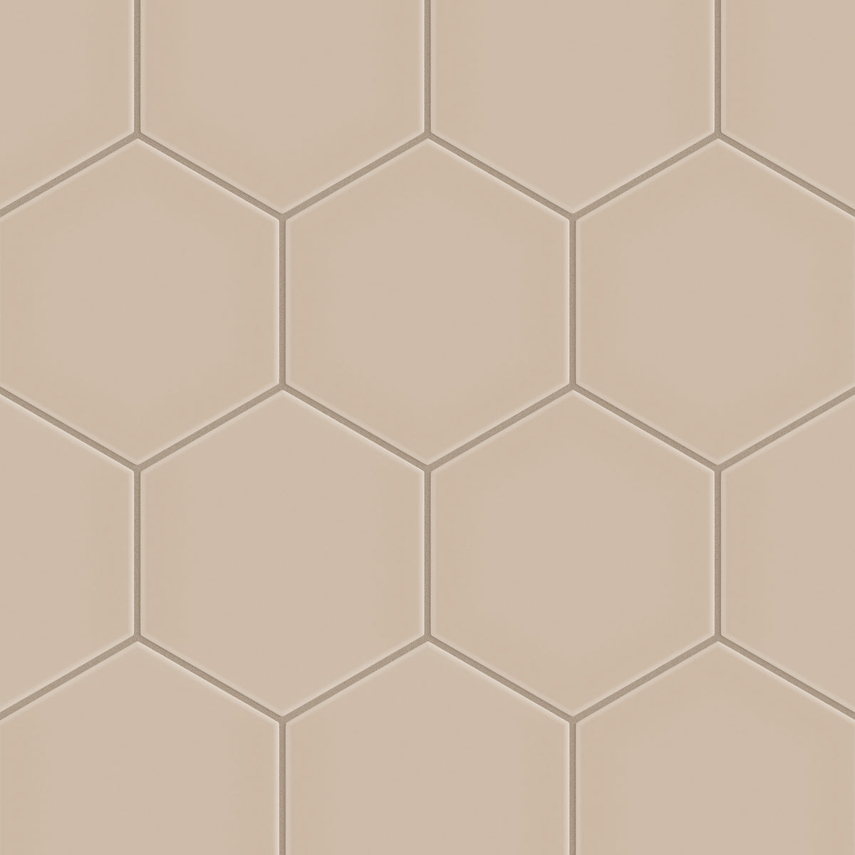 8" Hexagon Original Ceramic Tile in Sweet Pea Matte