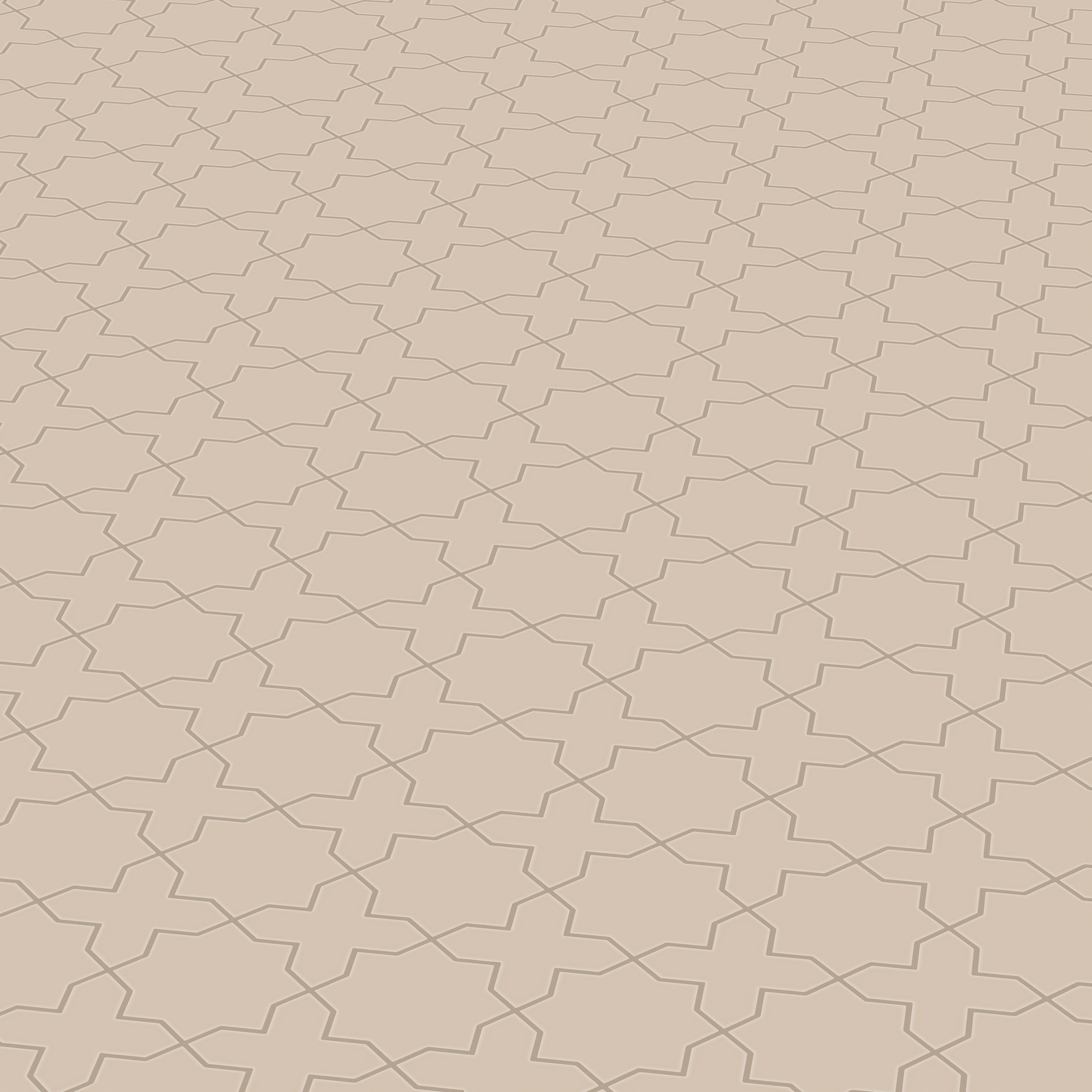 Star & Cross Original Ceramic Tile in Sweet Pea Matte