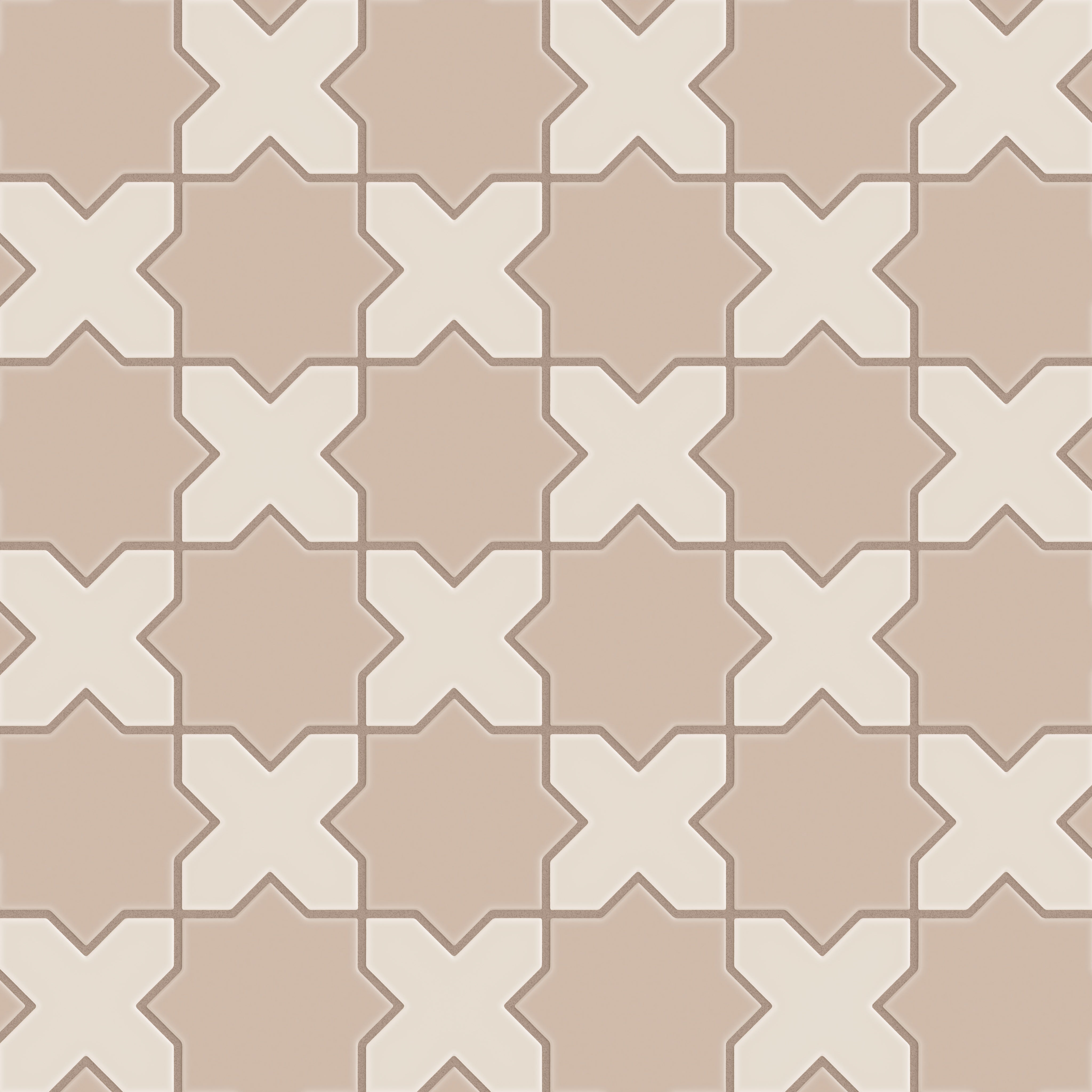 Sweet Pea & Sand Dune Mini Star & Cross Matte Original Ceramic