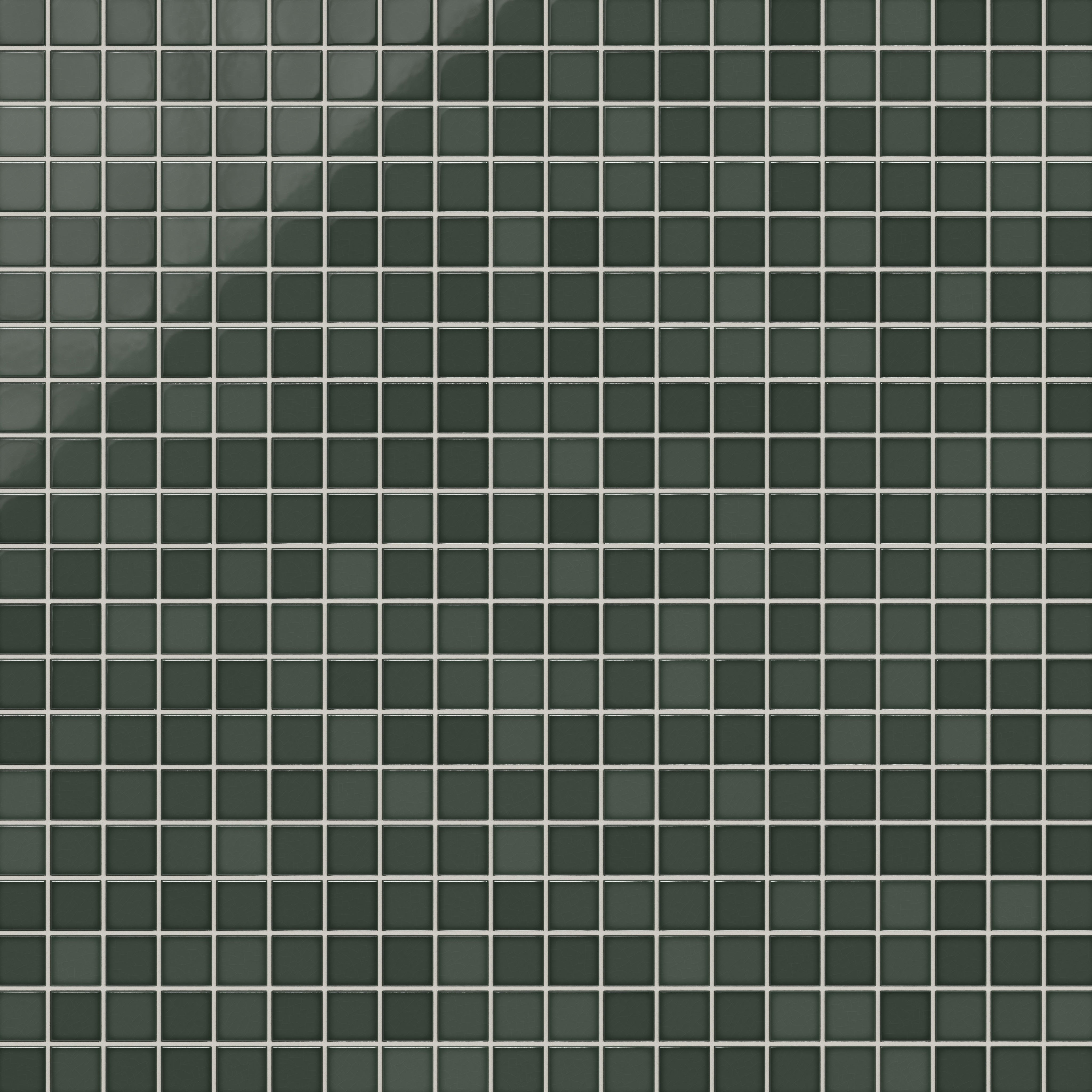 2x2 Straight Set Sheeted Original Ceramic Mosaic Tile in Tempest Gloss