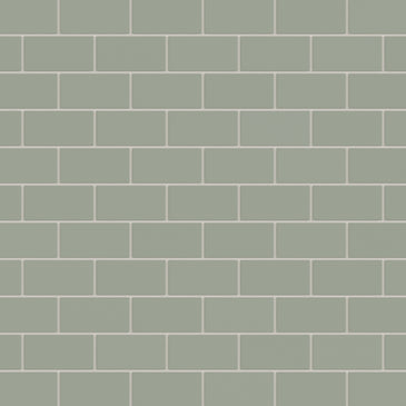 2x4 Half Offset Sheeted Natural Press Ceramic Mosaic Tile in Terre Verte Matte