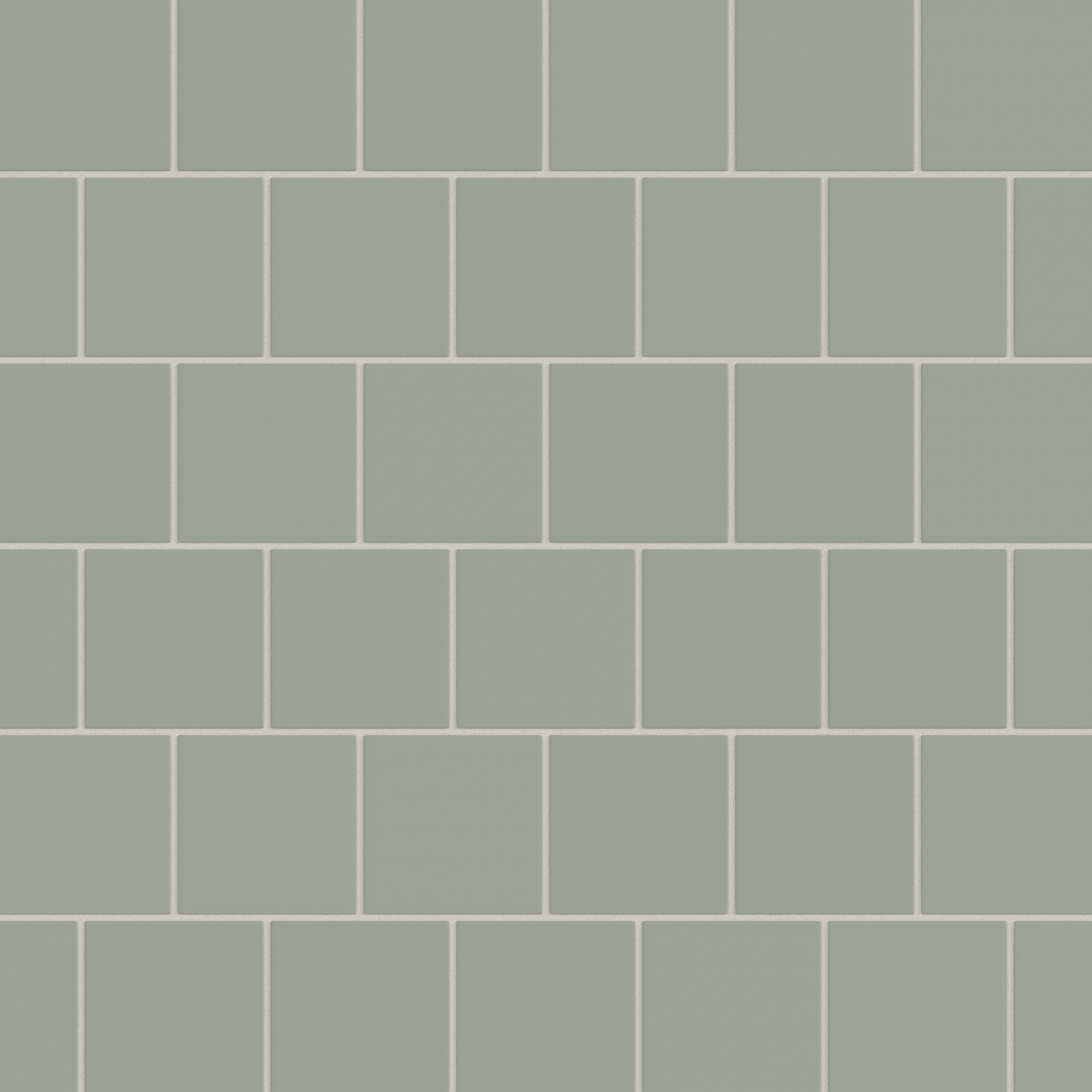 4x4 Natural Press Ceramic Tile in Terre Verte Matte