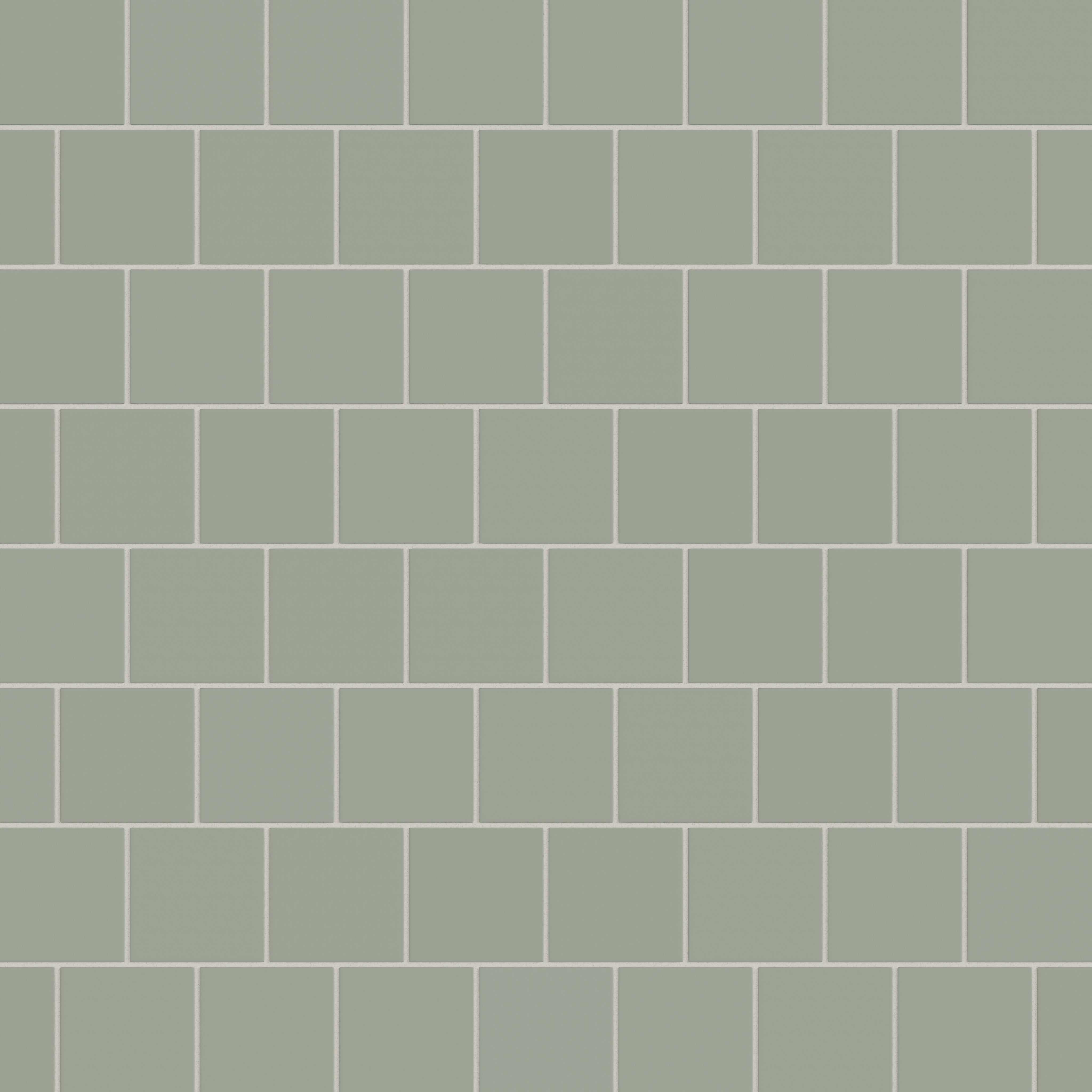 4x4 Natural Press Ceramic Tile in Terre Verte Matte
