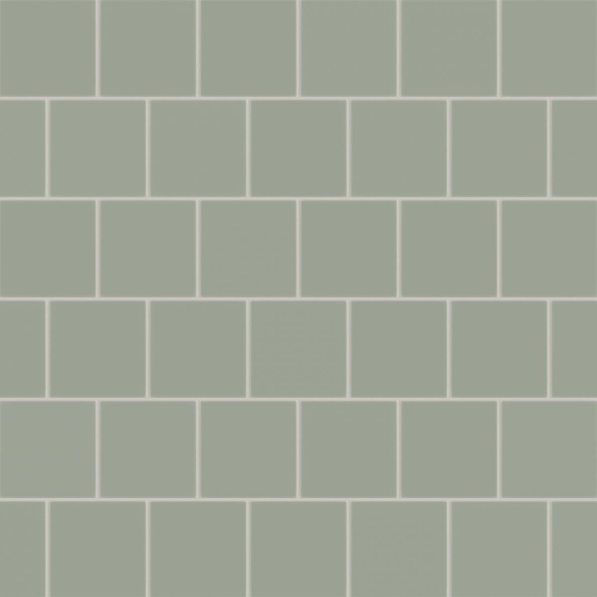 6x6 Natural Press Ceramic Tile in Terre Verte Matte