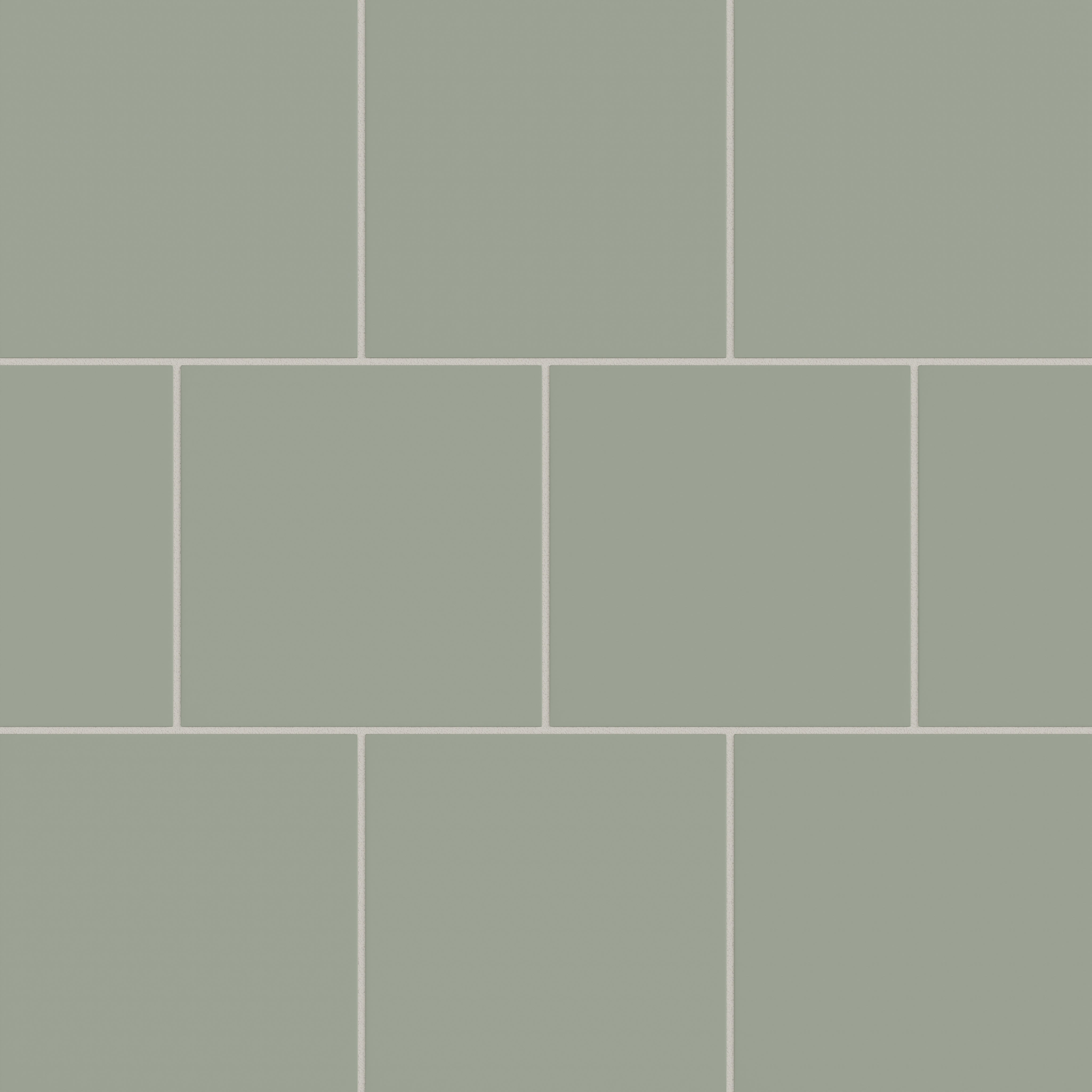 8x8 Natural Press Ceramic Tile in Terre Verte Matte