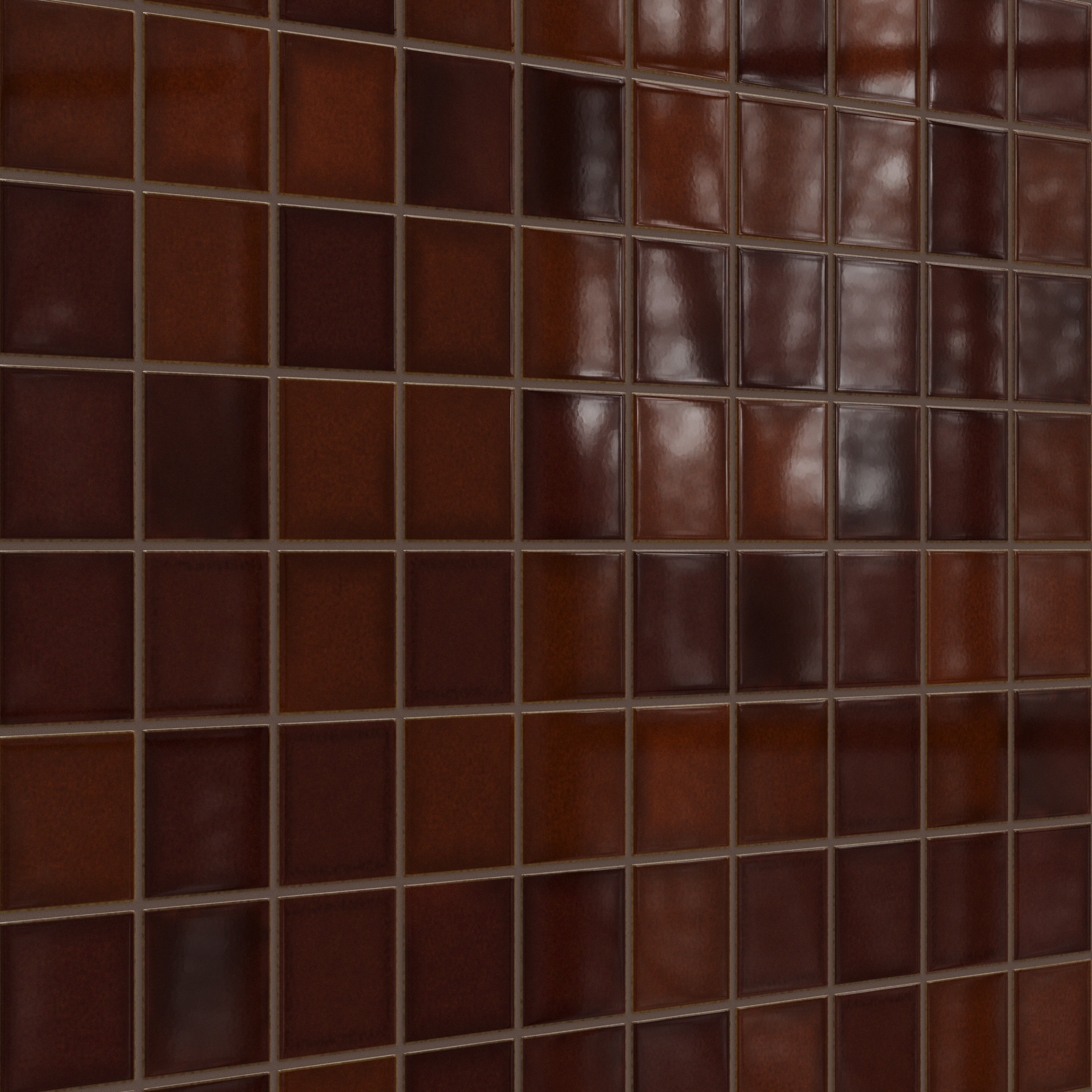 4x4 Original Ceramic Tile in Tiger's Eye