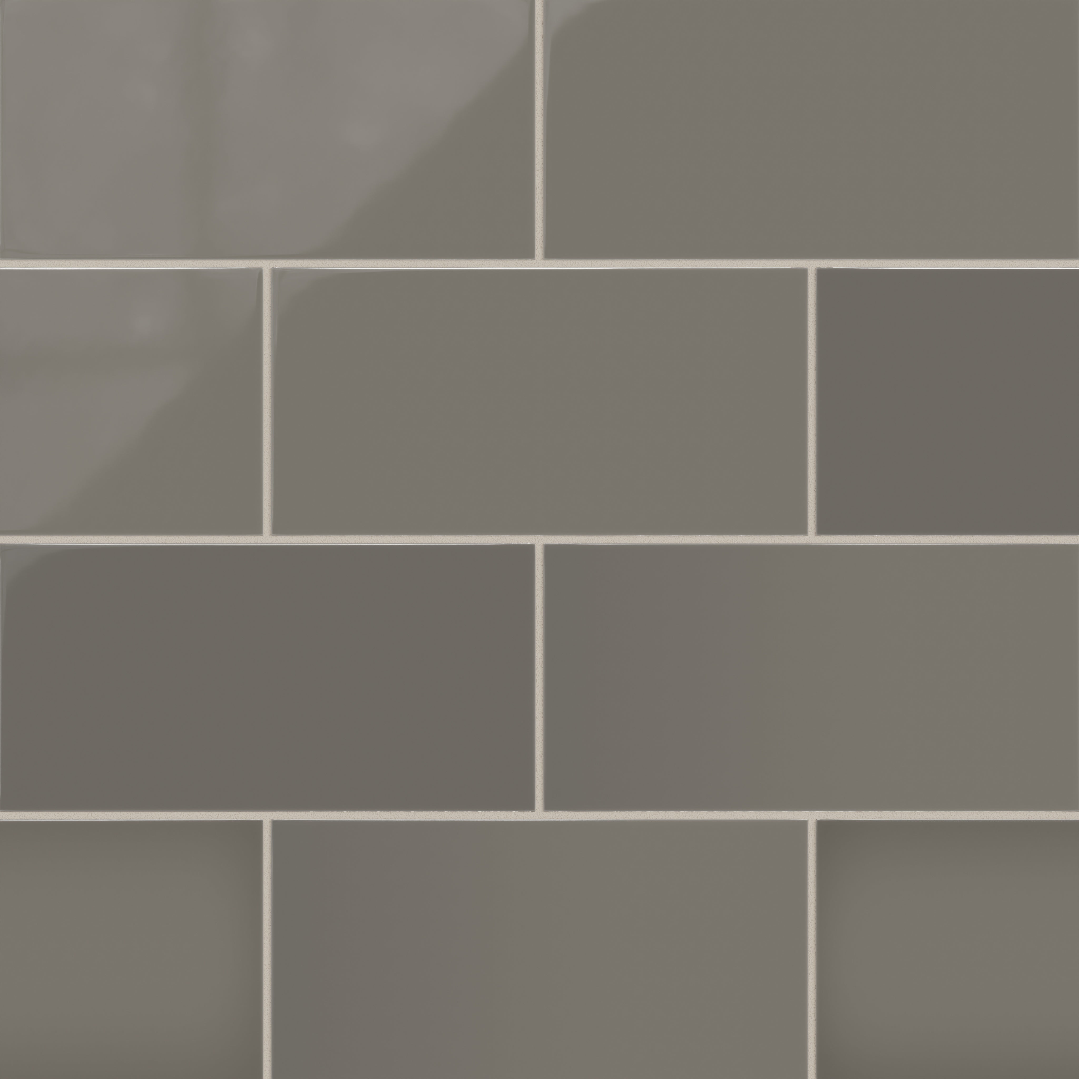 6x12 Natural Press Ceramic Tile in Timberline Gloss