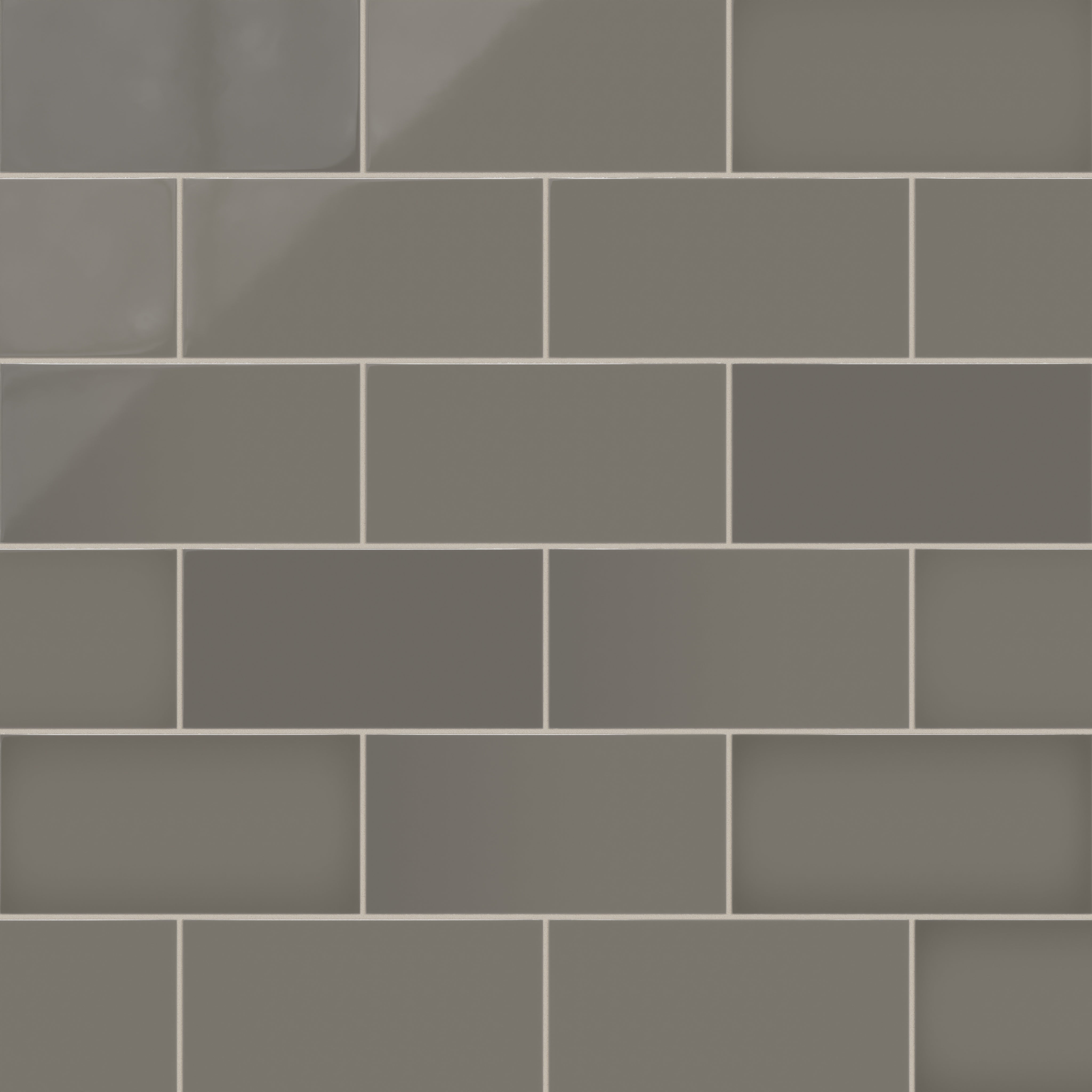 6x12 Natural Press Ceramic Tile in Timberline Gloss
