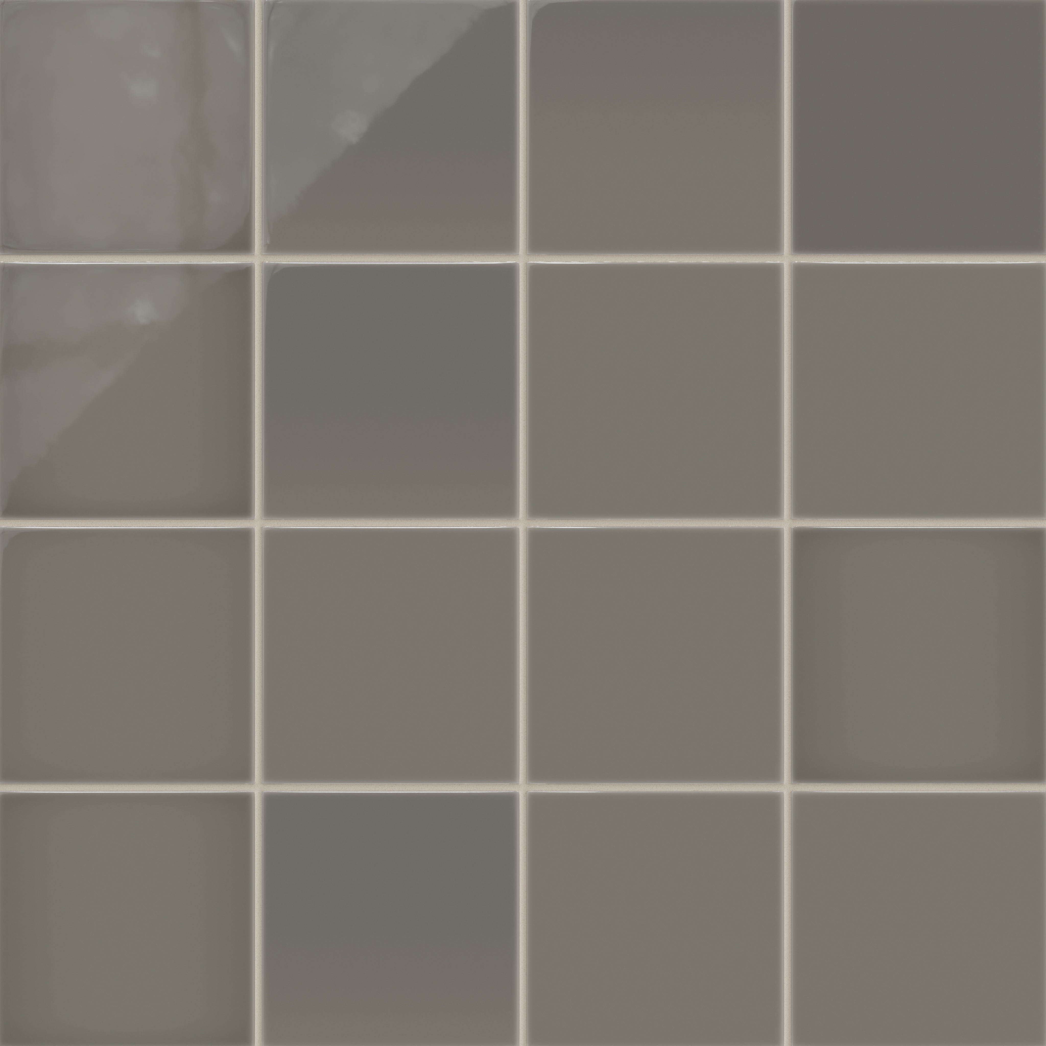 6x6 Natural Press Ceramic Tile in Timberline Gloss