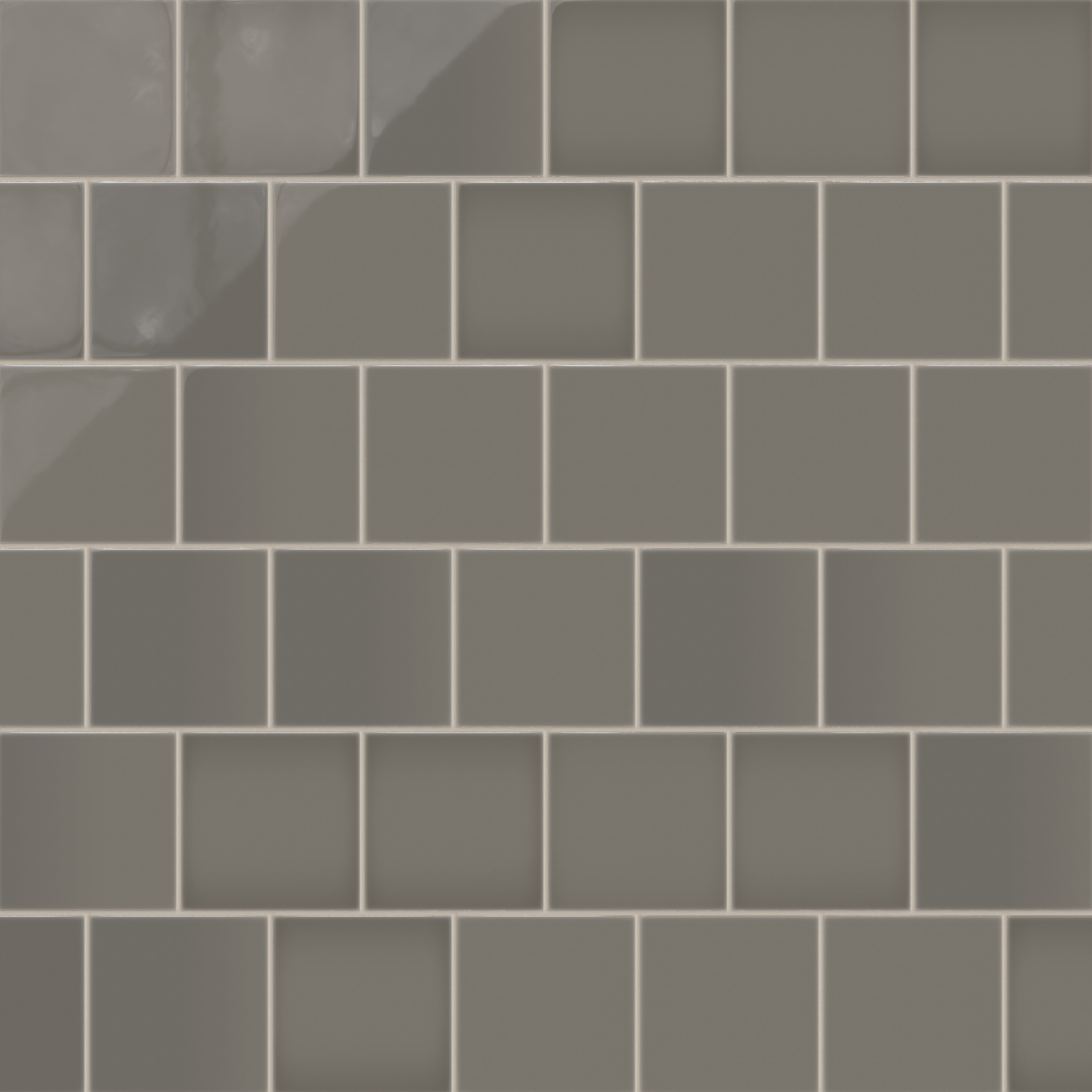 6x6 Natural Press Ceramic Tile in Timberline Gloss