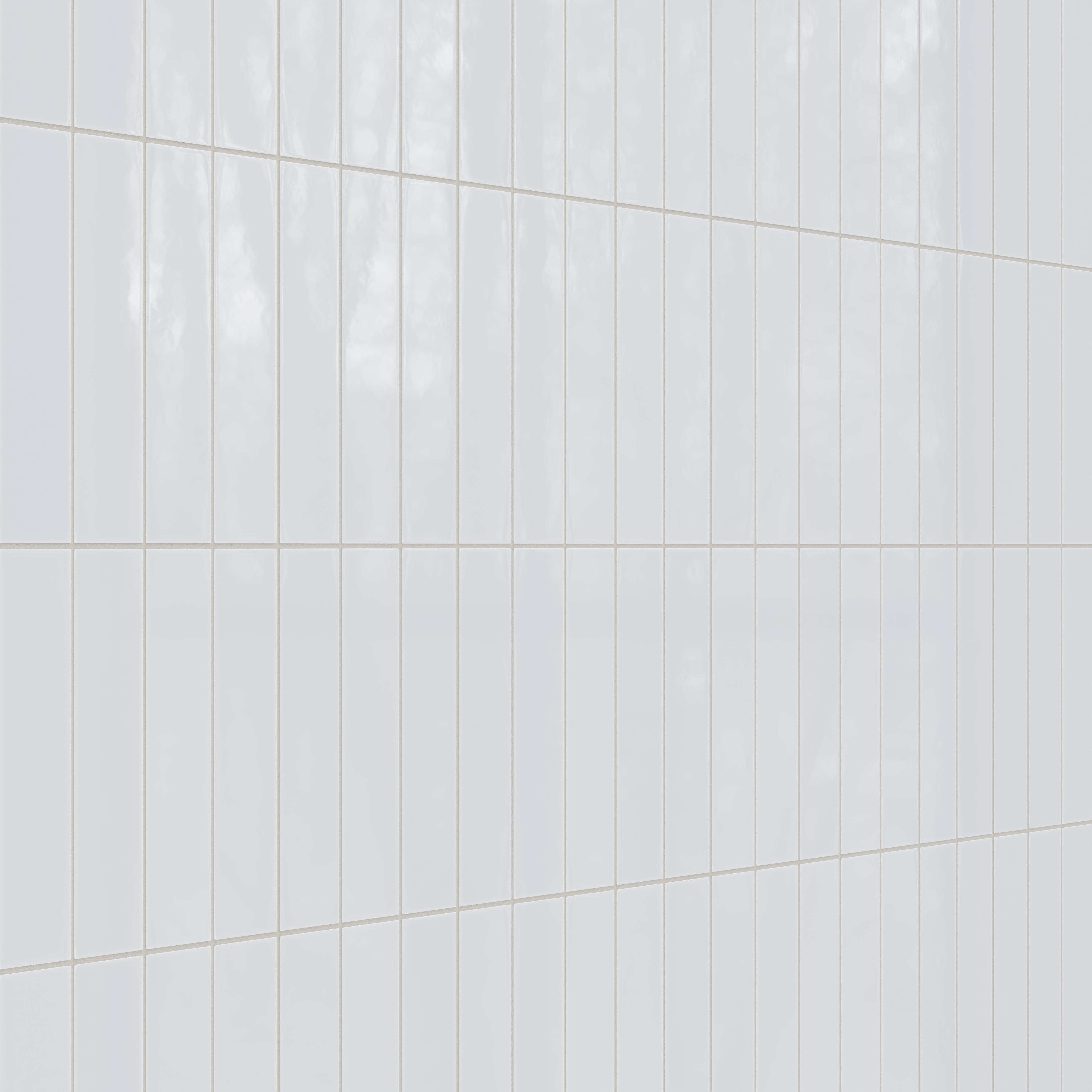 3x12 Natural Press Ceramic Tile in Tin Oxide Gloss