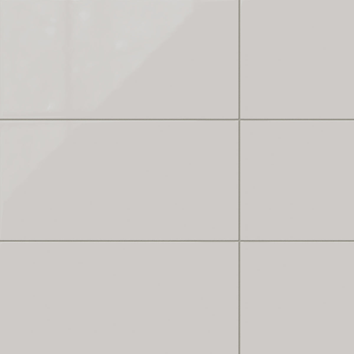 12x24 Natural Press Ceramic Tile in Titanium Grey Gloss