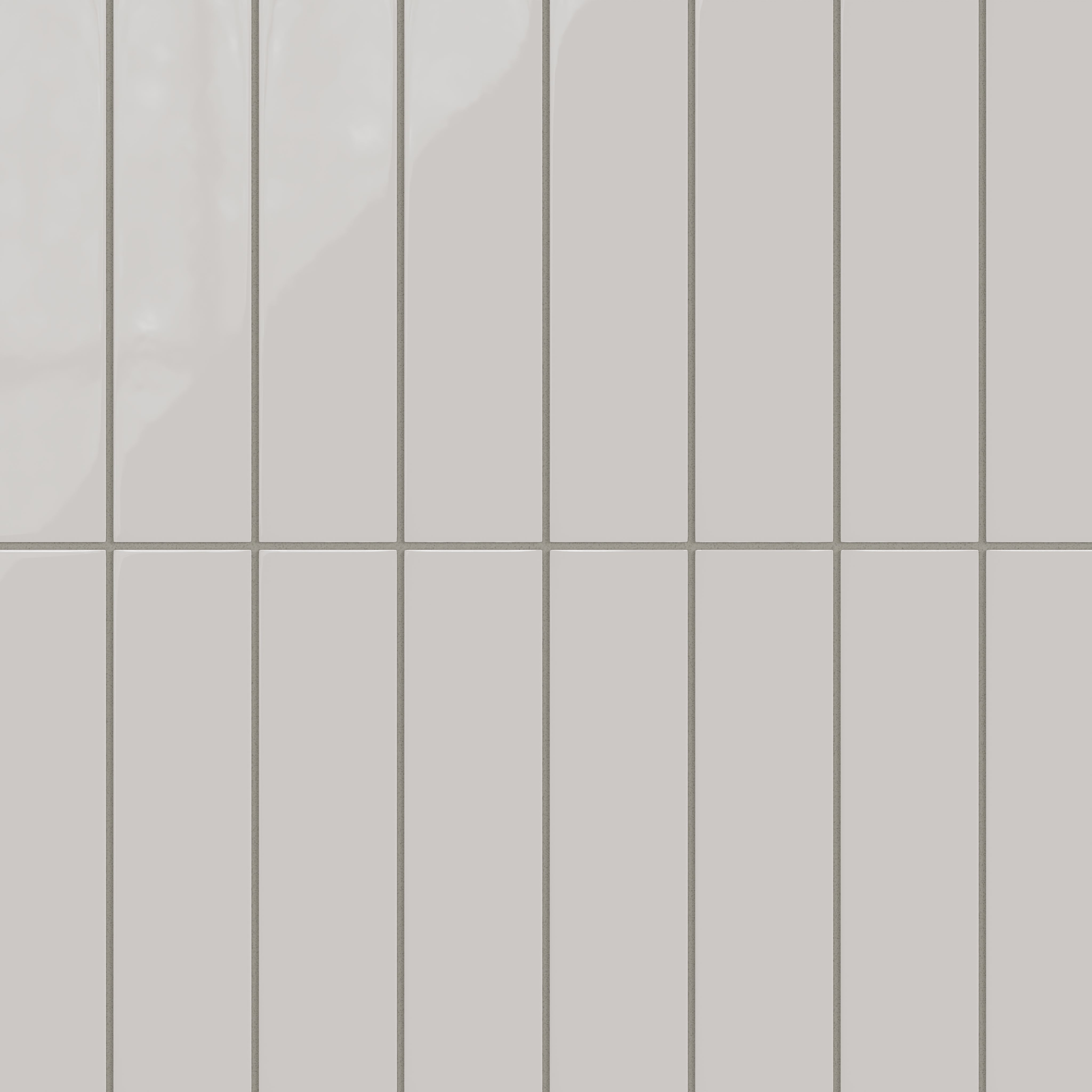 3x12 Natural Press Ceramic Tile in Titanium Grey Gloss