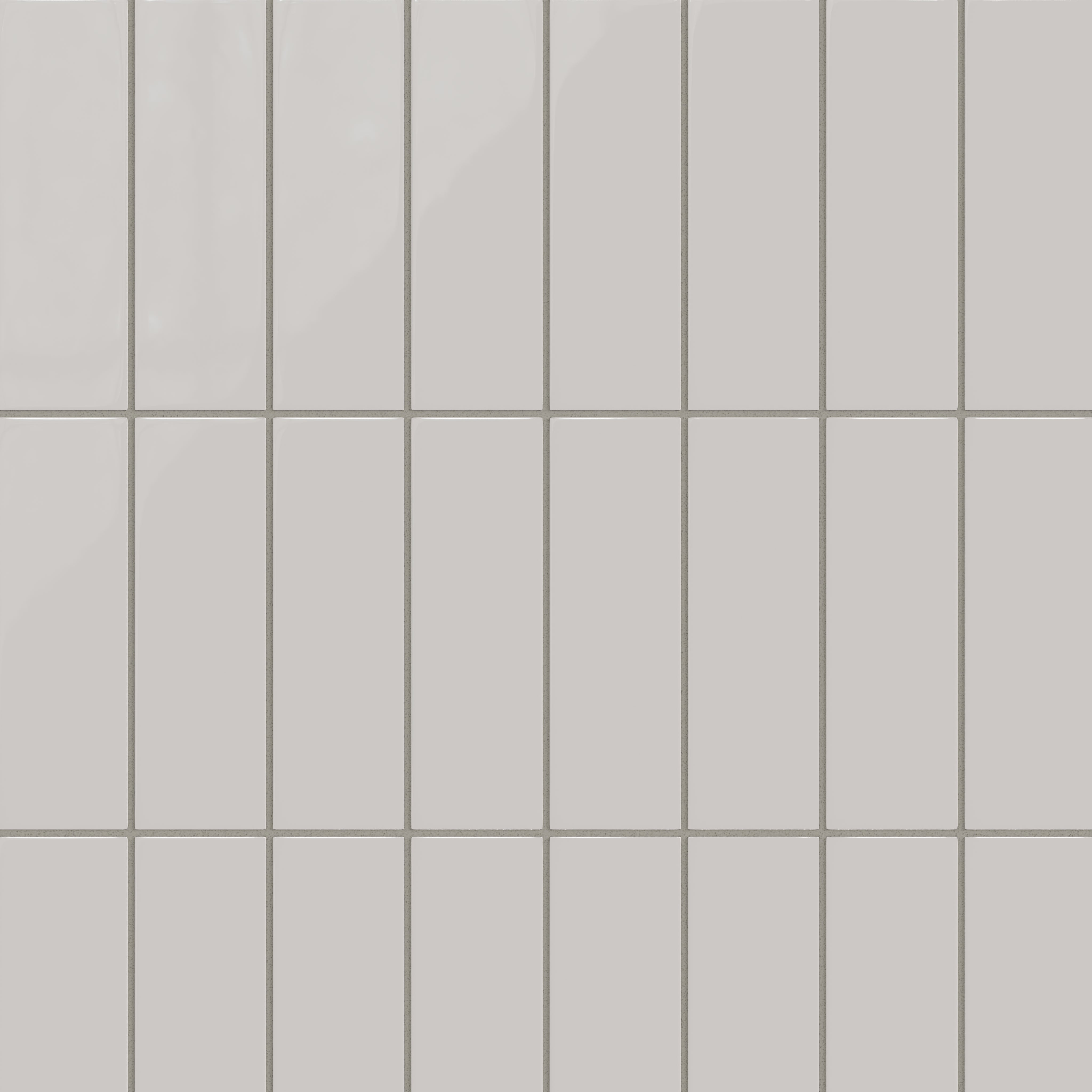 3x9 Natural Press Ceramic Tile in Titanium Grey Gloss
