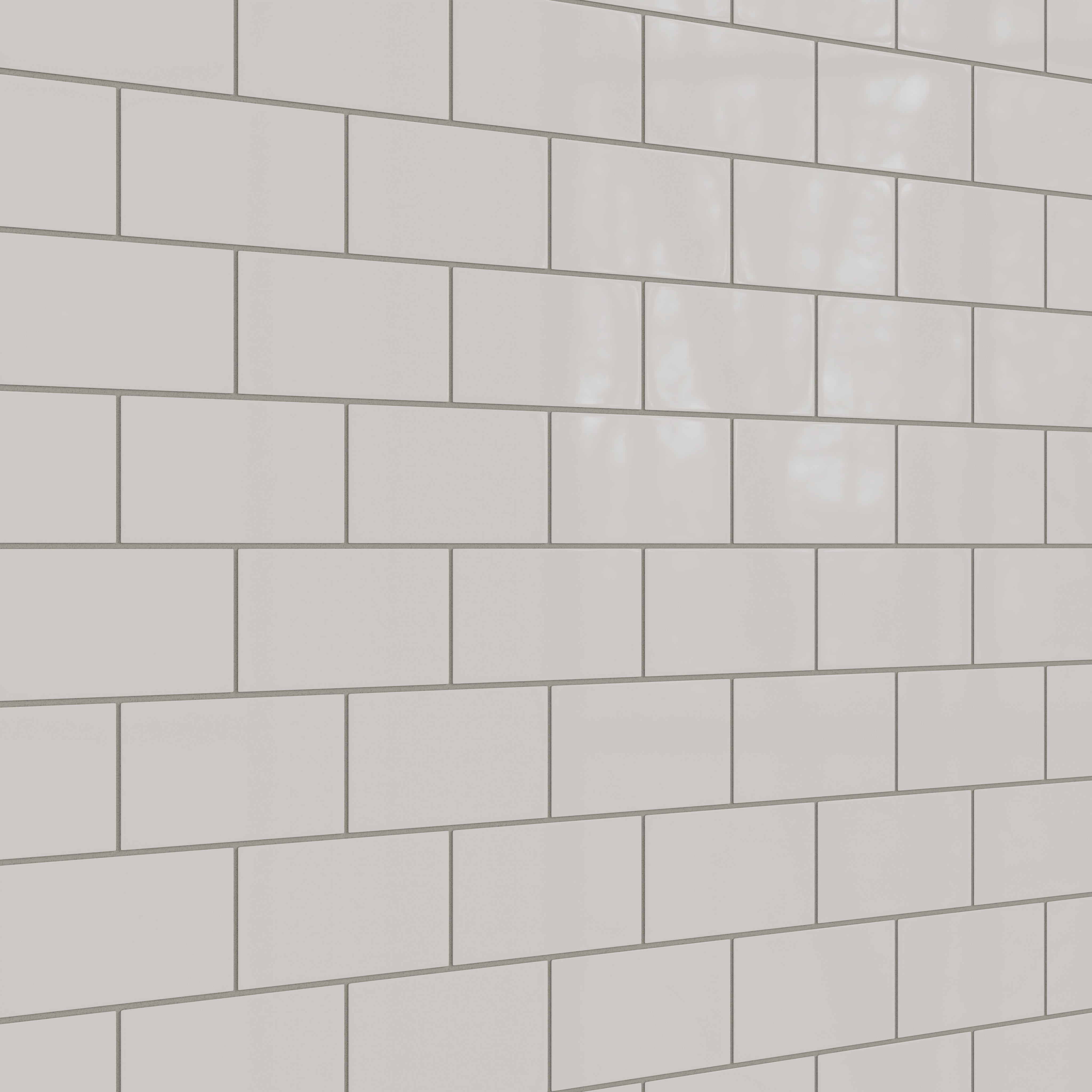 4x8 Natural Press Ceramic Tile in Titanium Grey Gloss