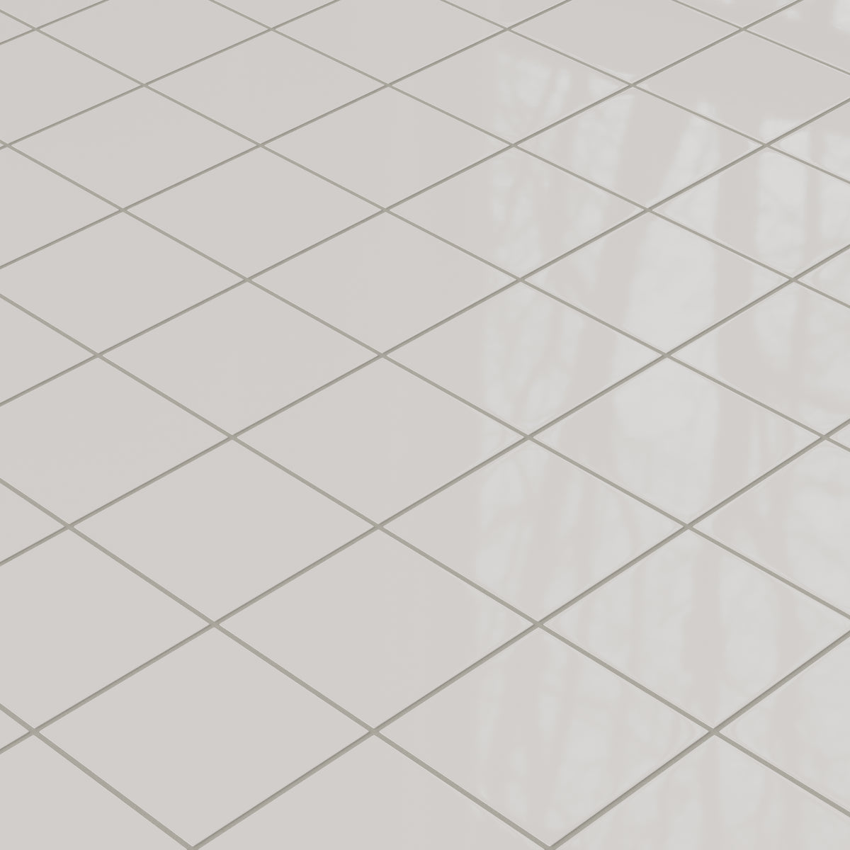 6x6 Natural Press Ceramic Tile in Titanium Grey Gloss