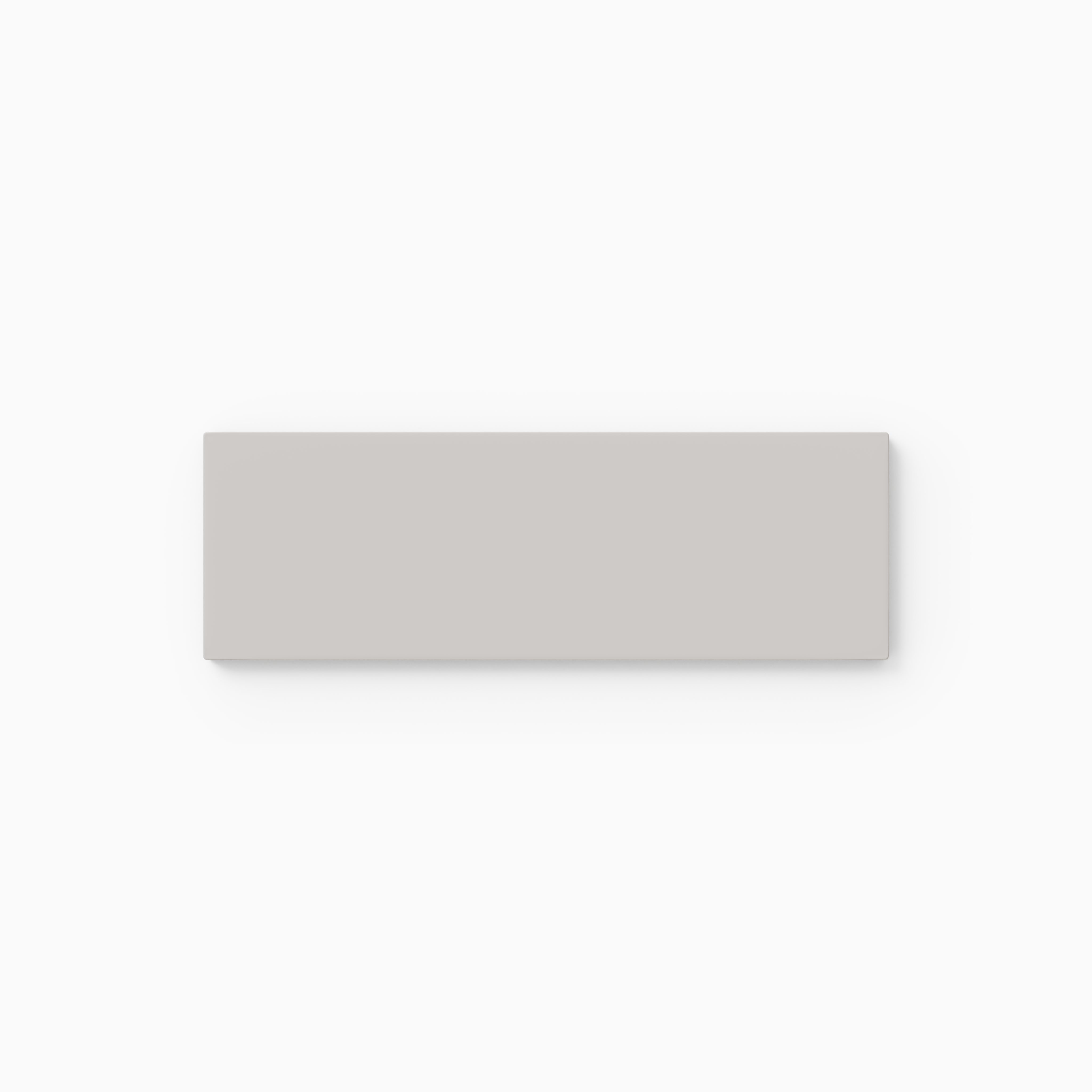 2x6 Natural Press Ceramic Tile in Titanium Grey Matte