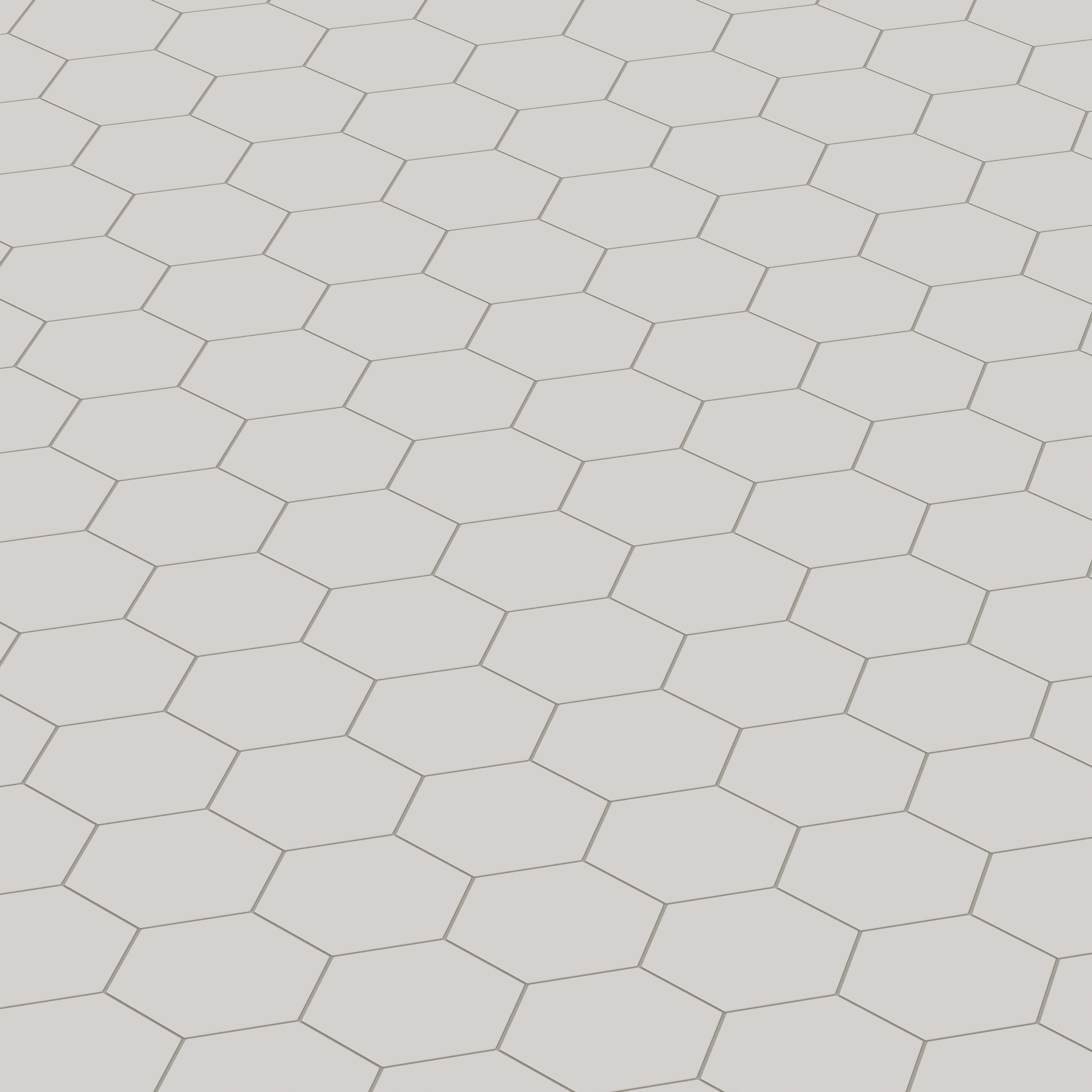 8" Hexagon Natural Press Ceramic Tile in Titanium Grey Matte
