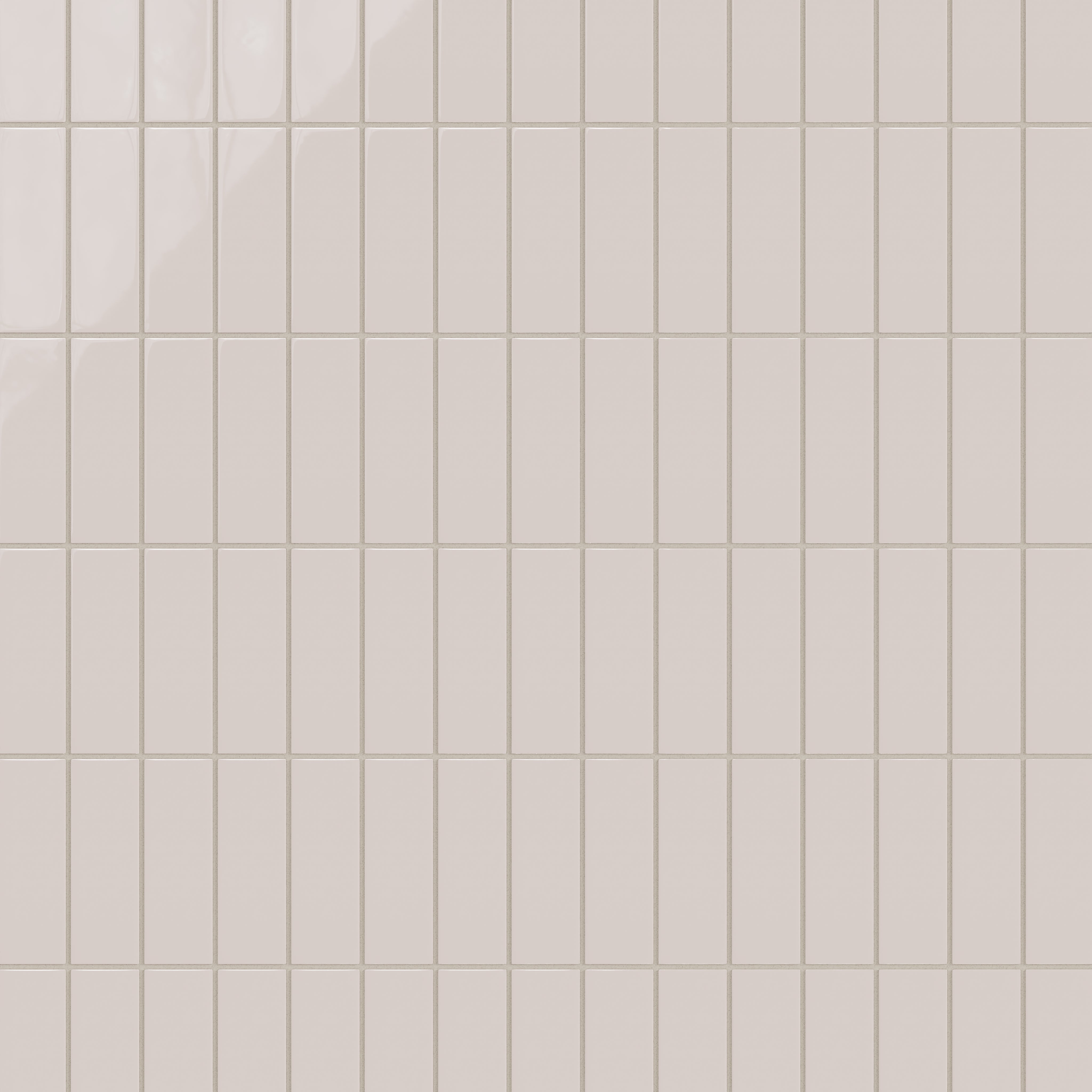 2x6 Natural Press Ceramic Tile in Tyrian Purple Gloss