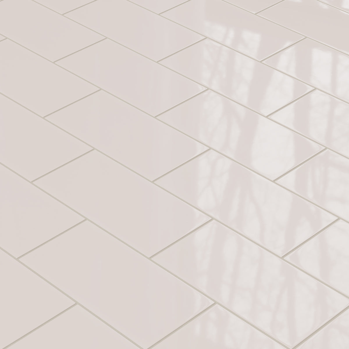 6x12 Natural Press Ceramic Tile in Tyrian Purple Gloss