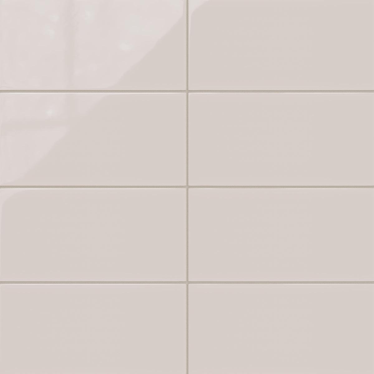 6x12 Natural Press Ceramic Tile in Tyrian Purple Gloss