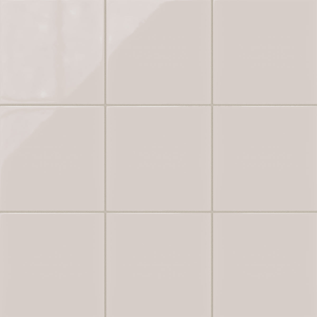 8x8 Natural Press Ceramic Tile in Tyrian Purple Gloss