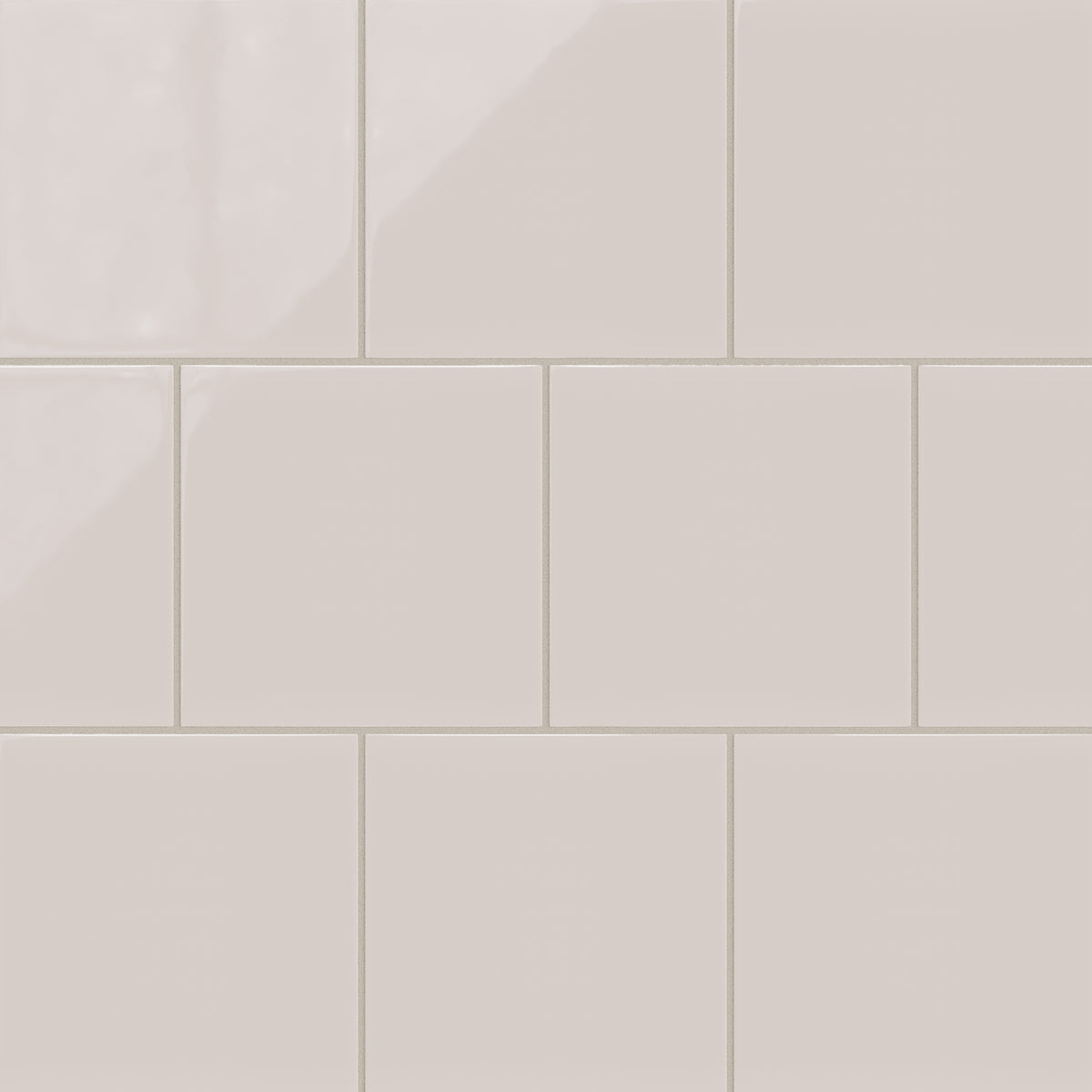 8x8 Natural Press Ceramic Tile in Tyrian Purple Gloss