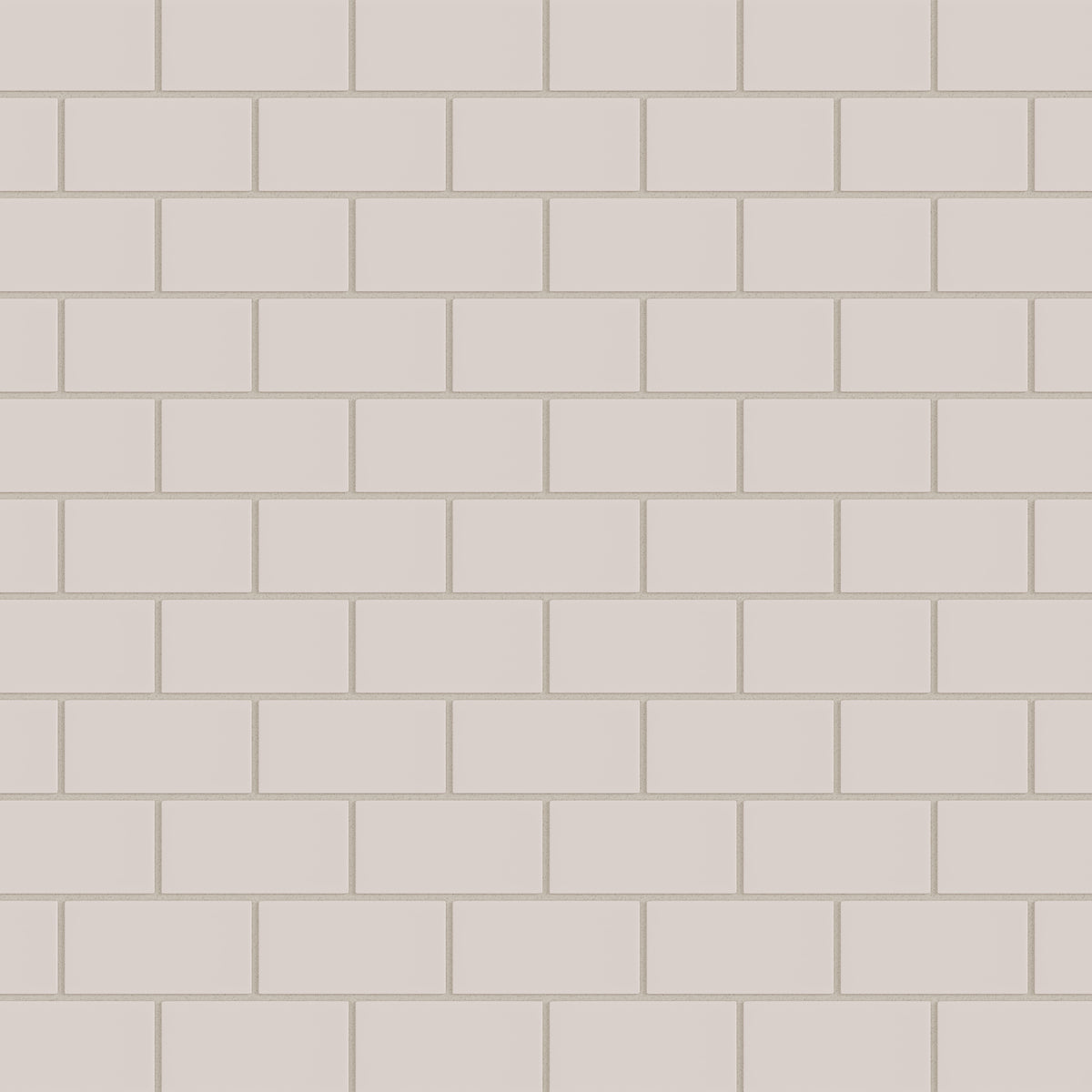 2x4 Half Offset Sheeted Natural Press Ceramic Mosaic Tile in Tyrian Purple Matte