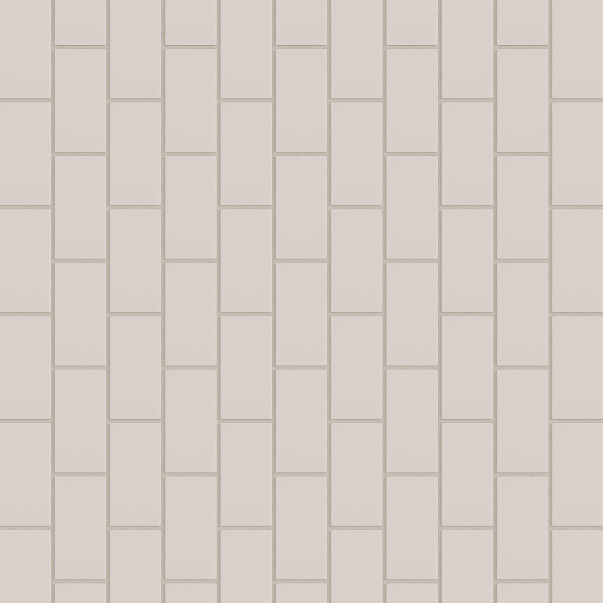2x4 Half Offset Sheeted Natural Press Ceramic Mosaic Tile in Tyrian Purple Matte