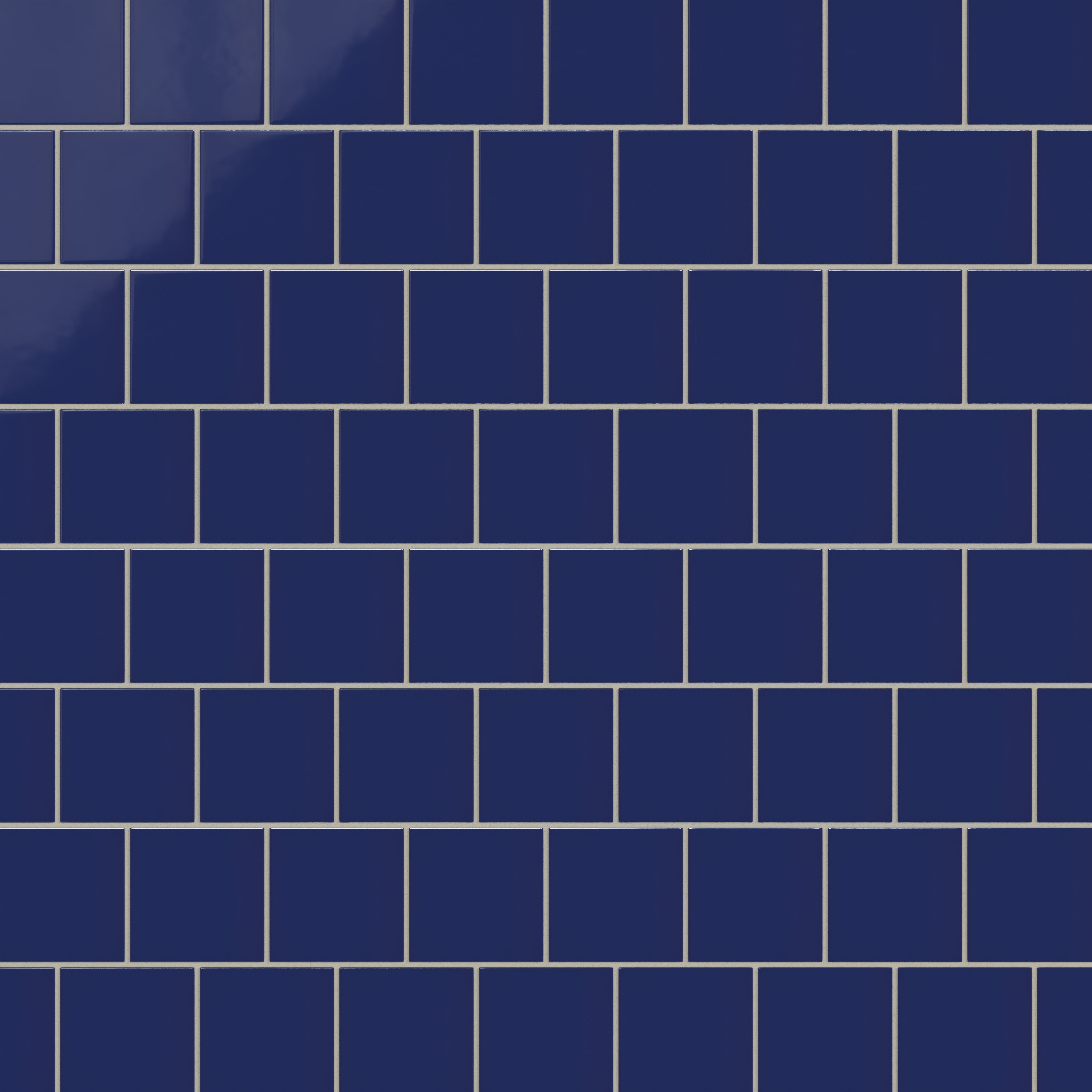 4x4 Natural Press Ceramic Tile in Ultramarine Gloss