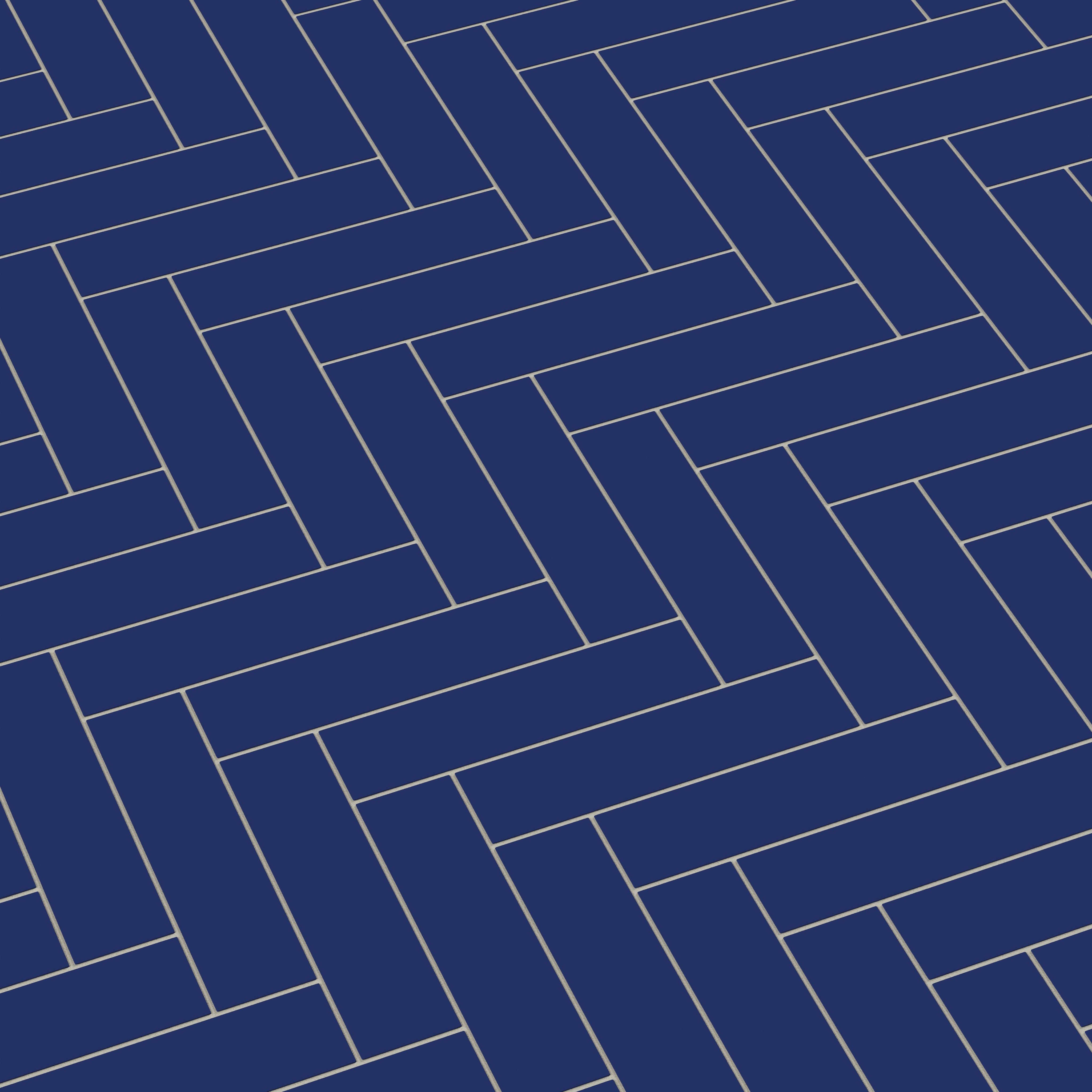 3x12 Natural Press Ceramic Tile in Ultramarine Matte