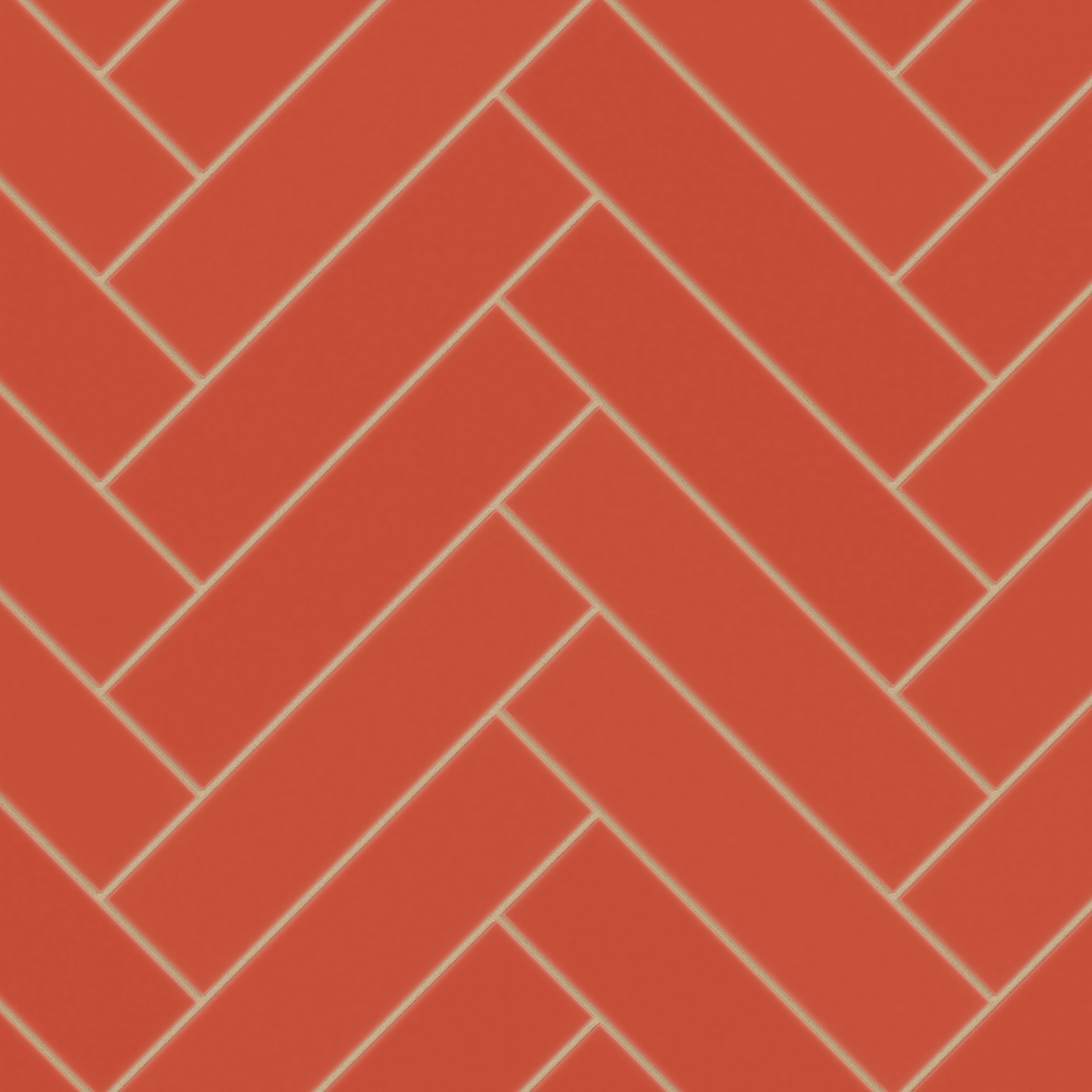3x12 Natural Press Ceramic Tile in Vermillion Matte