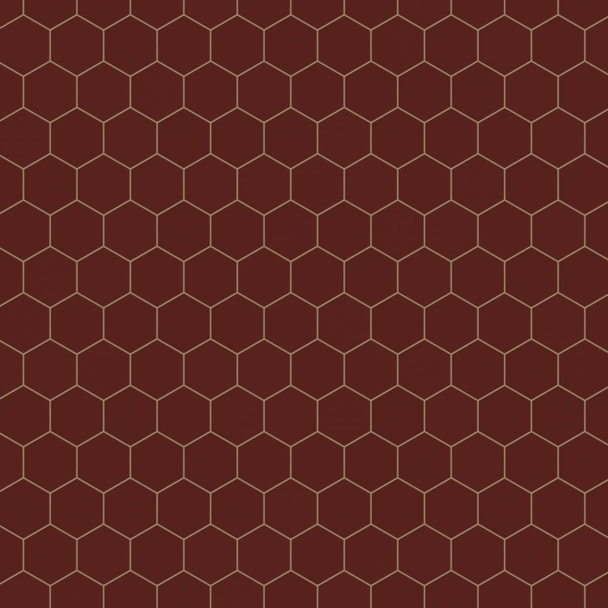 6" Hexagon Original Ceramic Tile in Vintage Leather Matte