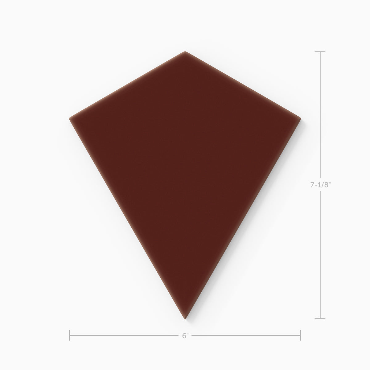 Hexite Original Ceramic Tile in Vintage Leather Matte