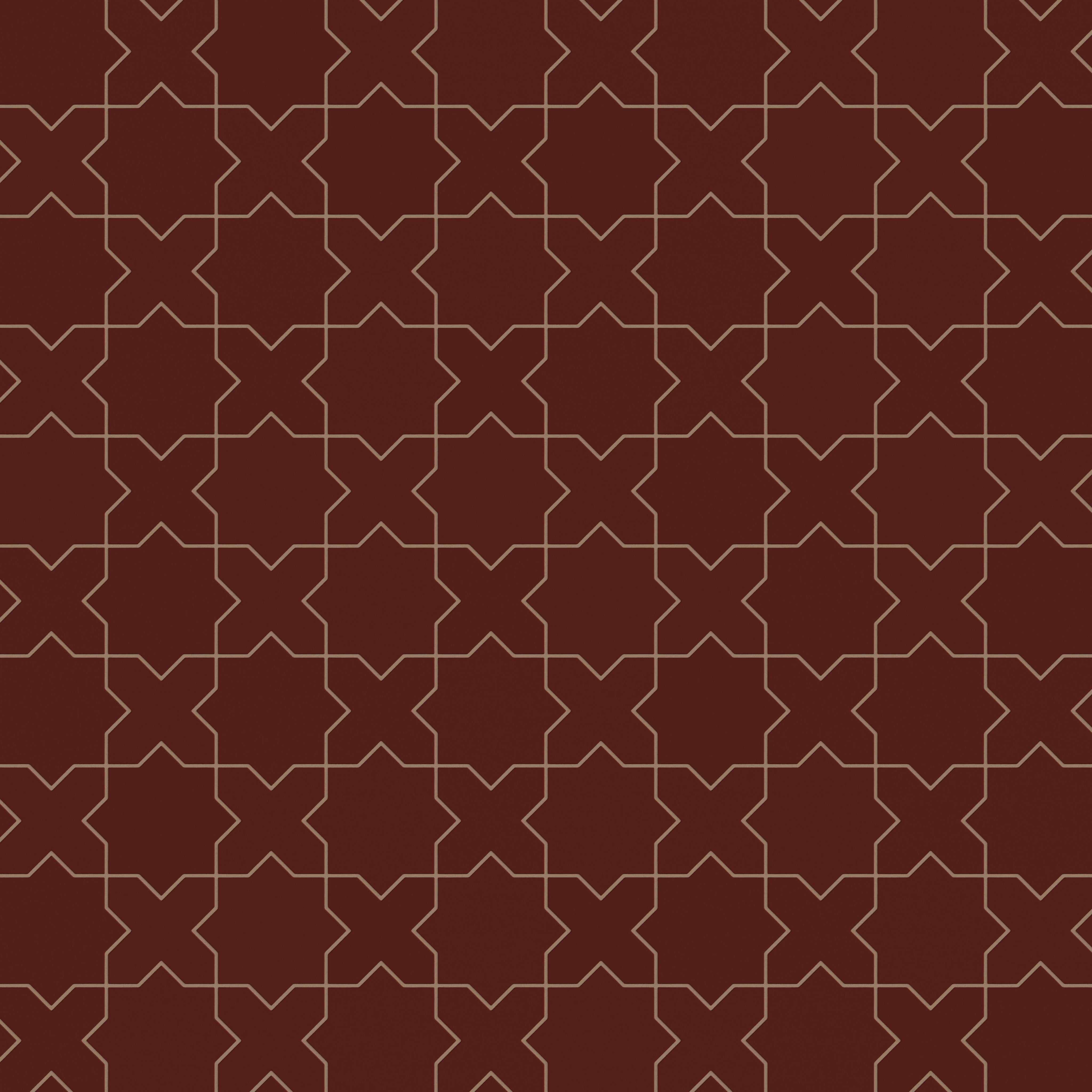 Star & Cross Original Ceramic Tile in Vintage Leather Matte