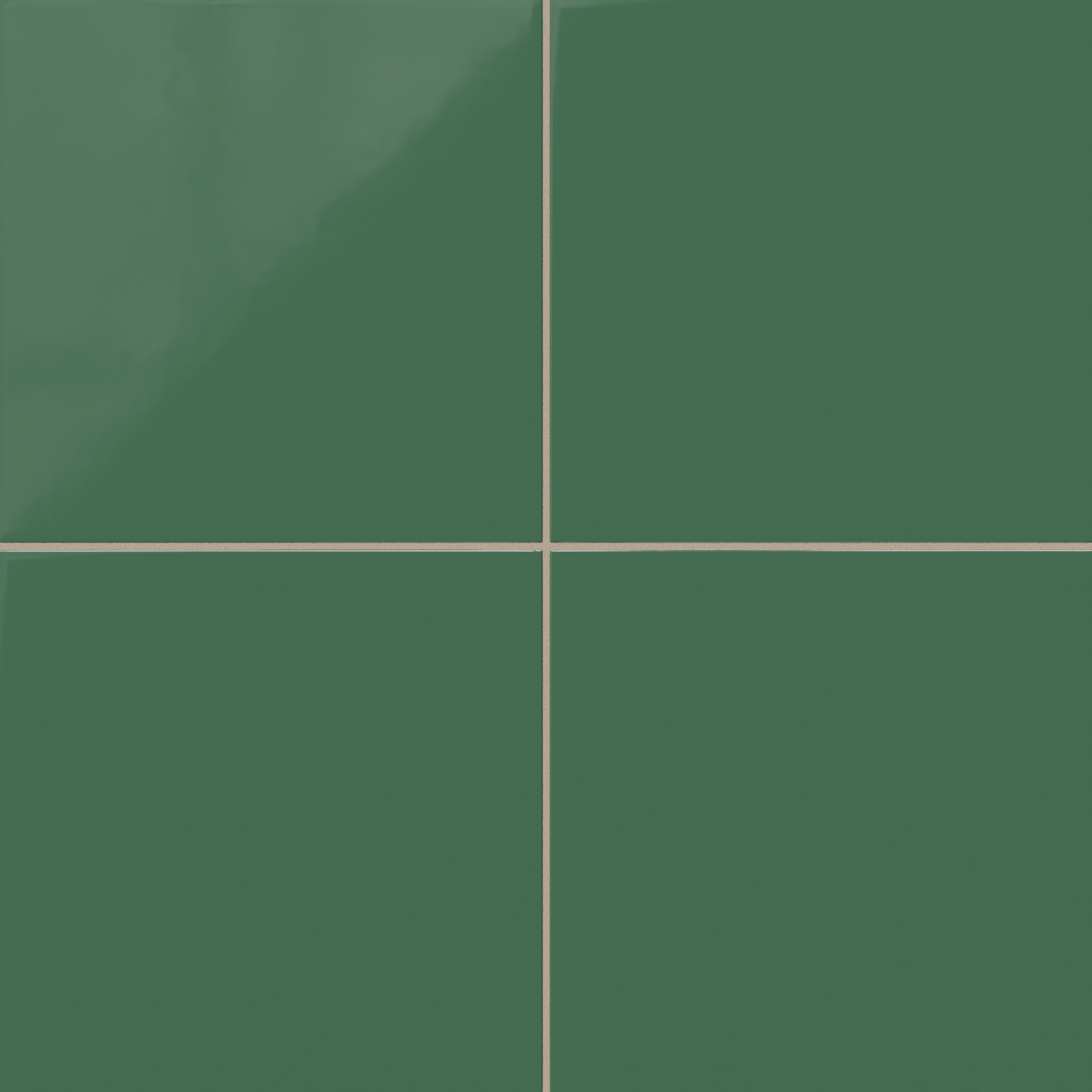 12x12 Natural Press Ceramic Tile in Viridian Gloss