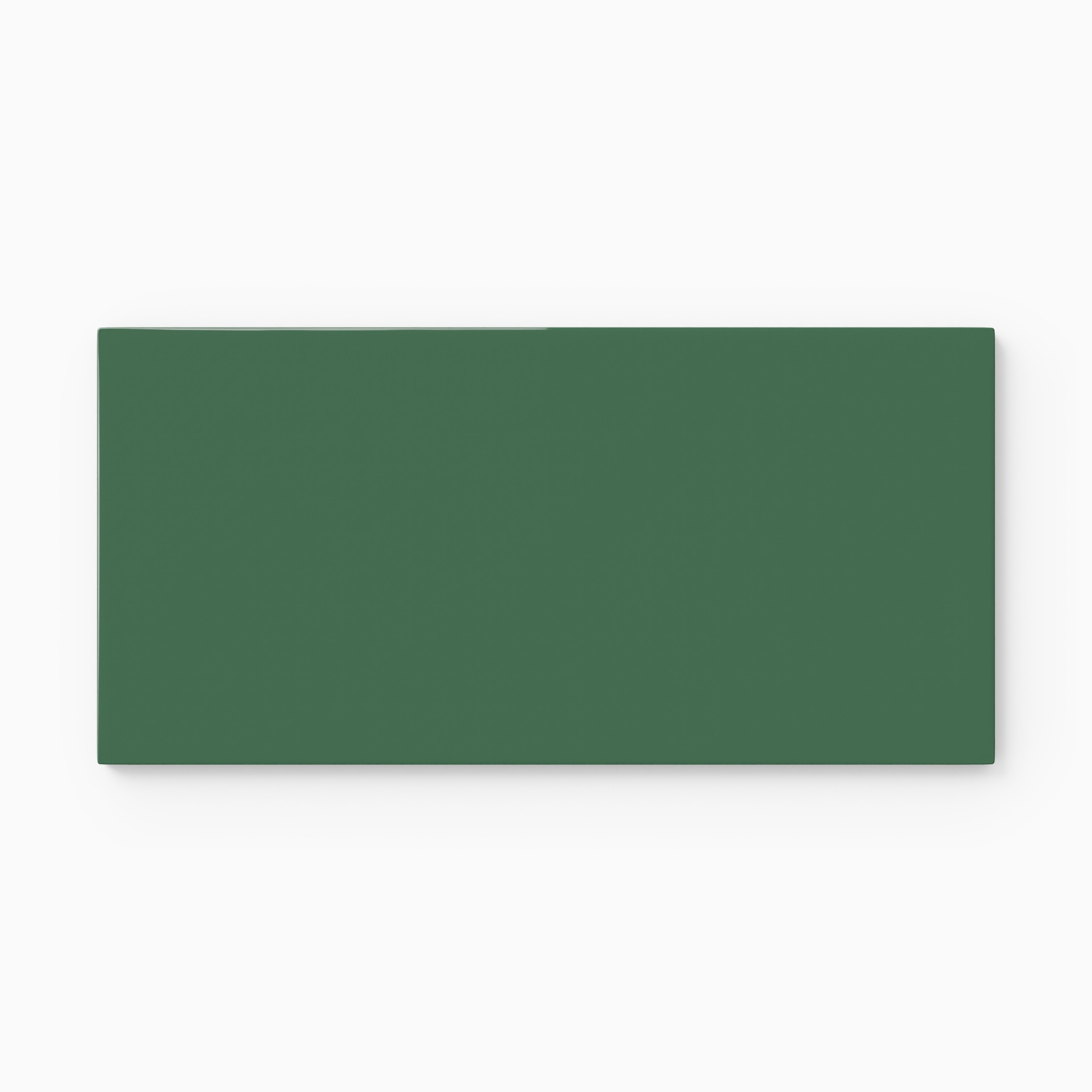 4x8 Natural Press Ceramic Tile in Viridian Gloss