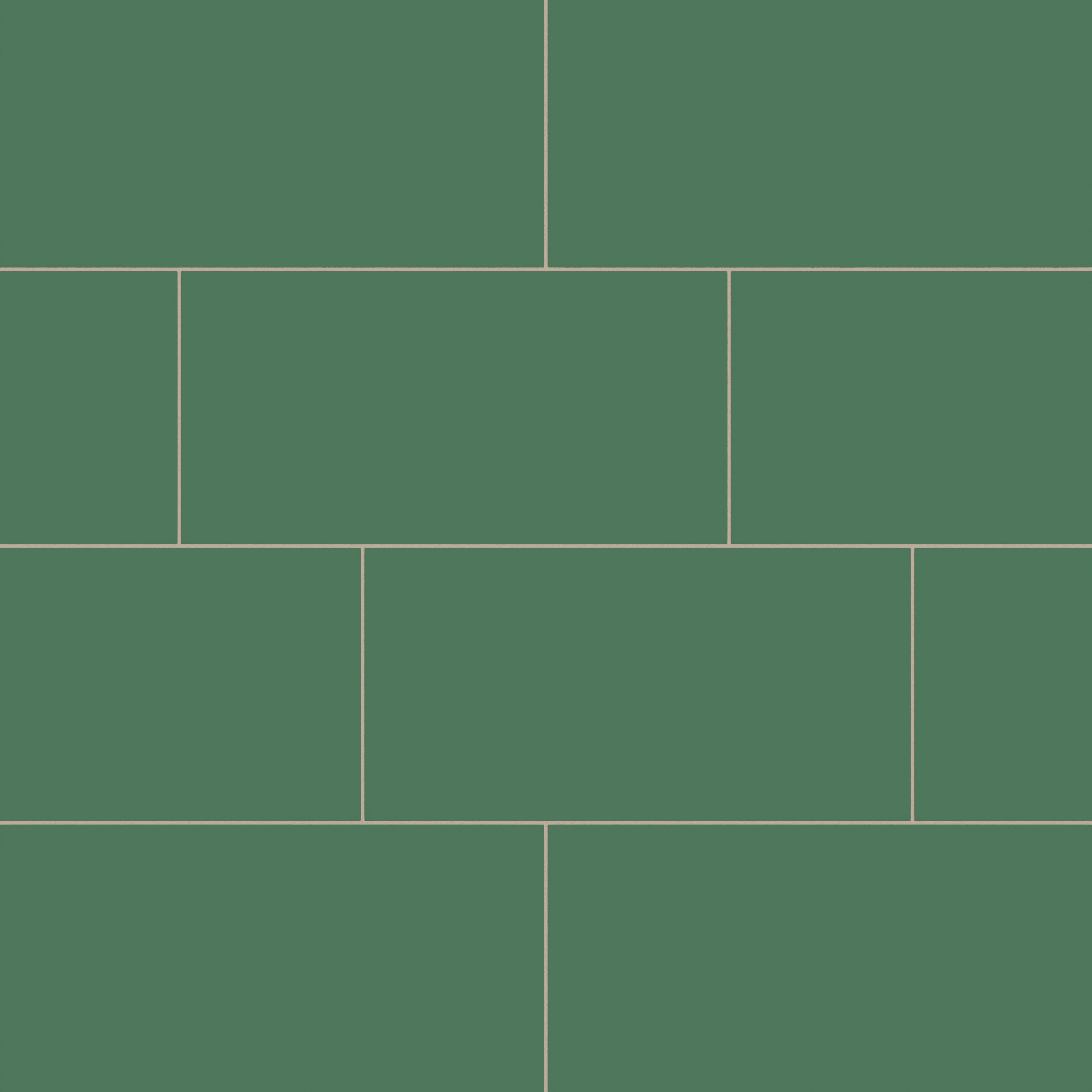 12x24 Natural Press Ceramic Tile in Viridian Matte