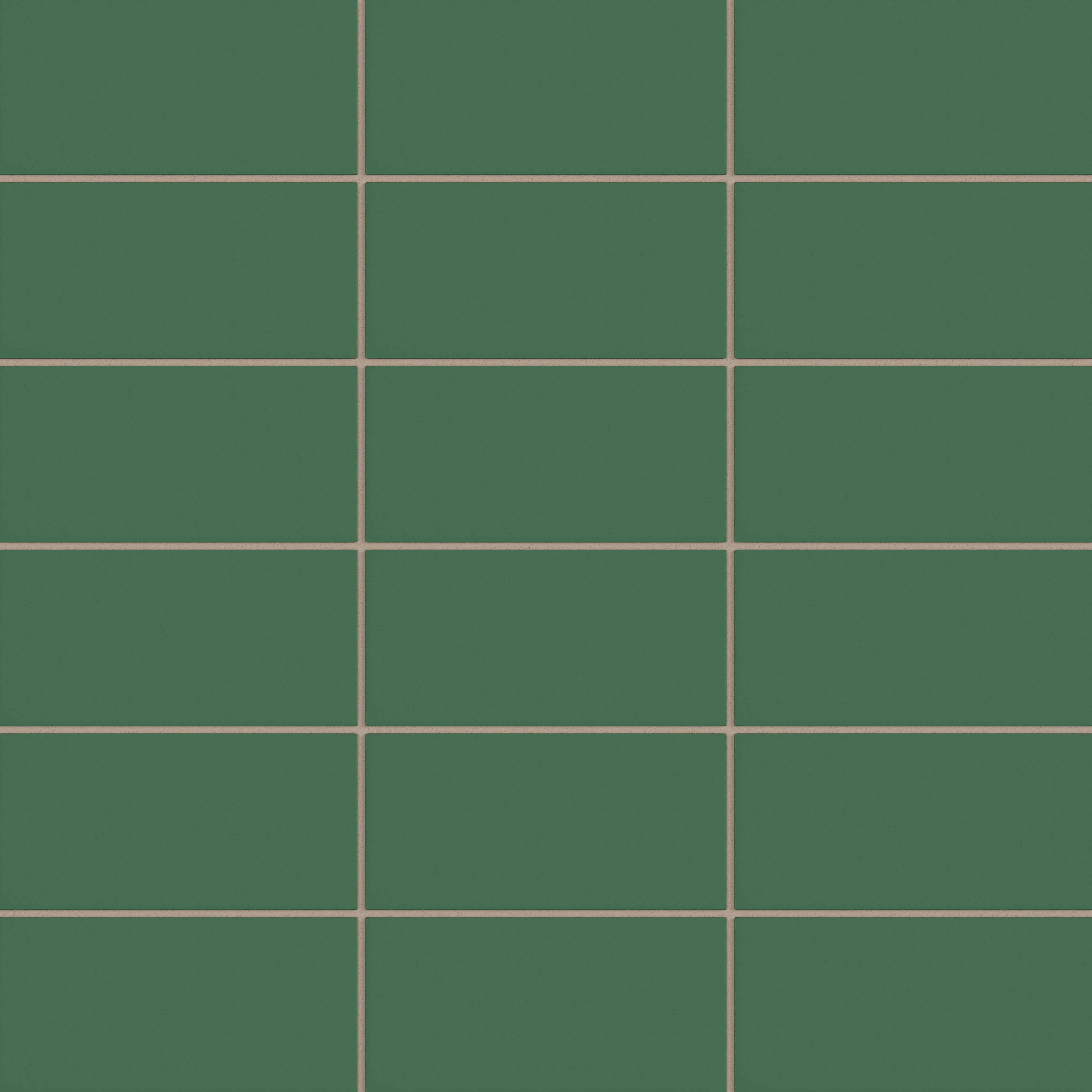 4x8 Natural Press Ceramic Tile in Viridian Matte