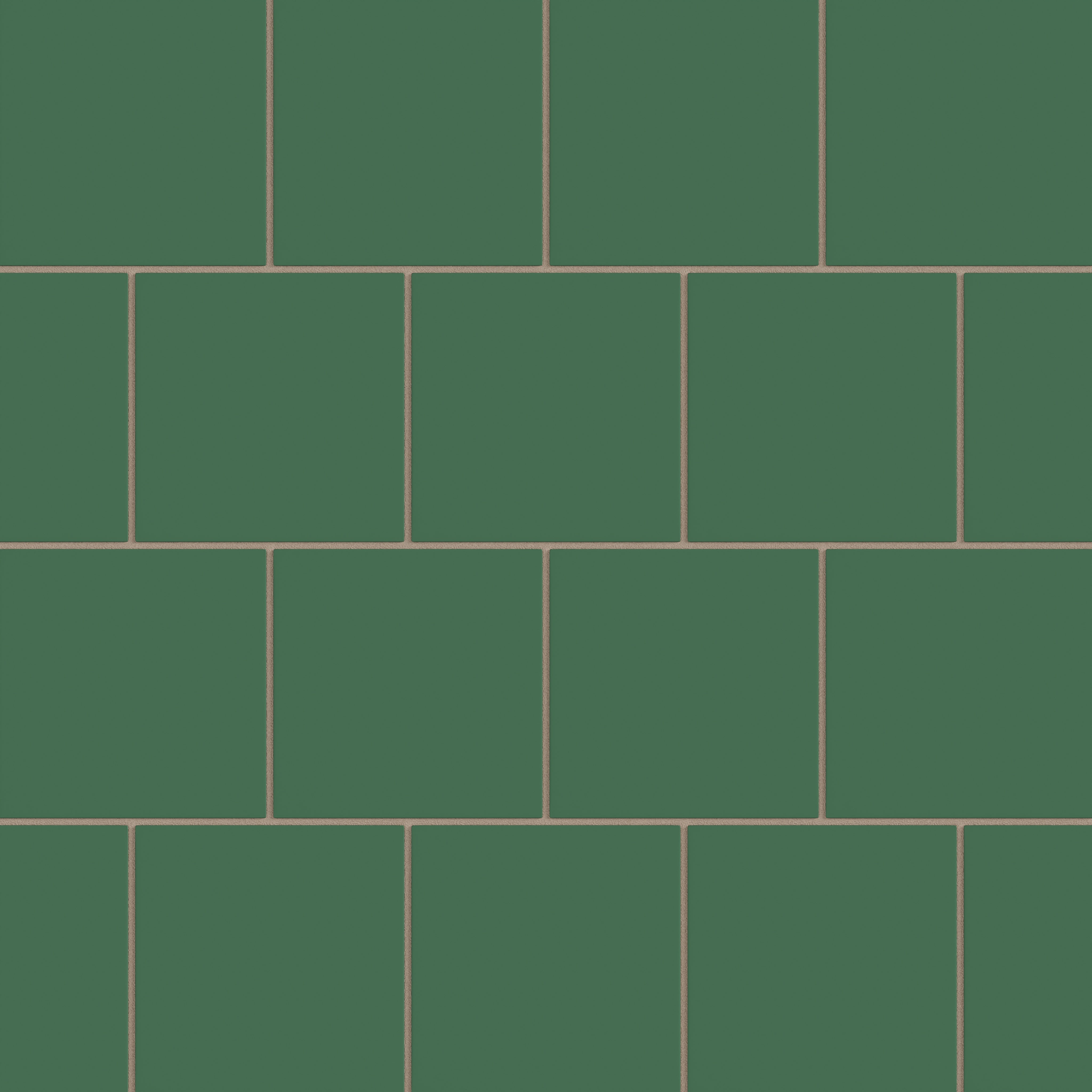 6x6 Natural Press Ceramic Tile in Viridian Matte