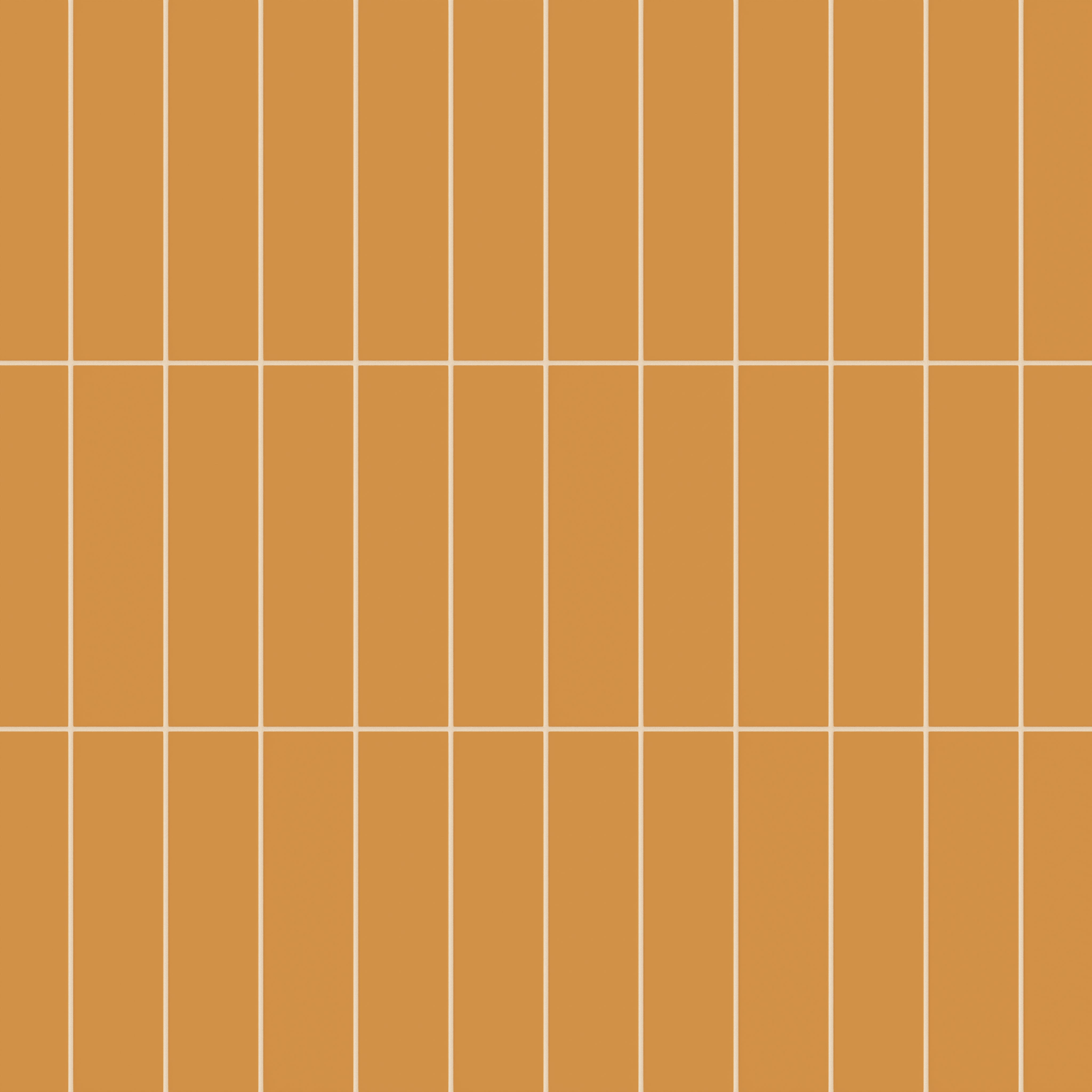 3x12 Natural Press Ceramic Tile in Yellow Ochre Matte