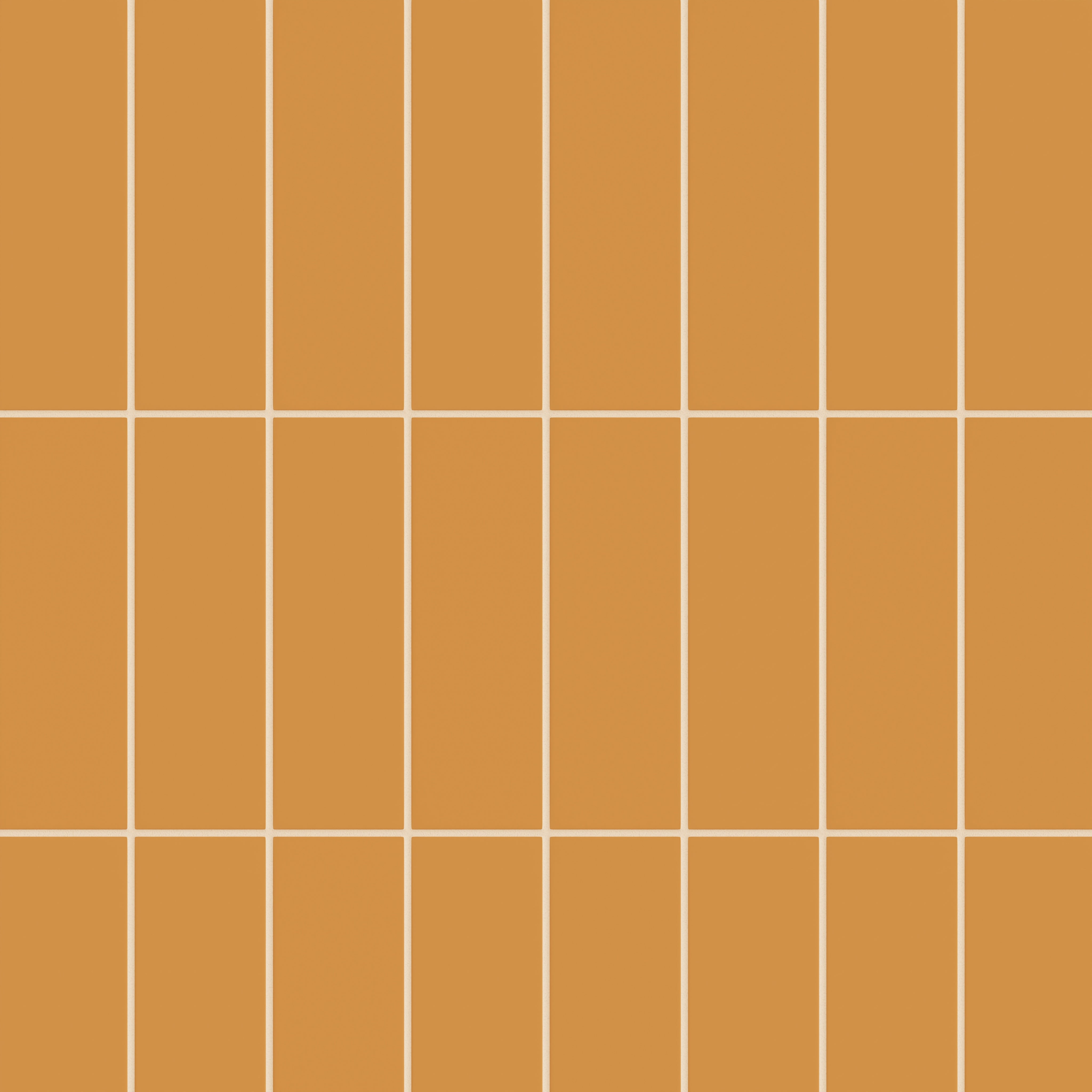 3x9 Natural Press Ceramic Tile in Yellow Ochre Matte