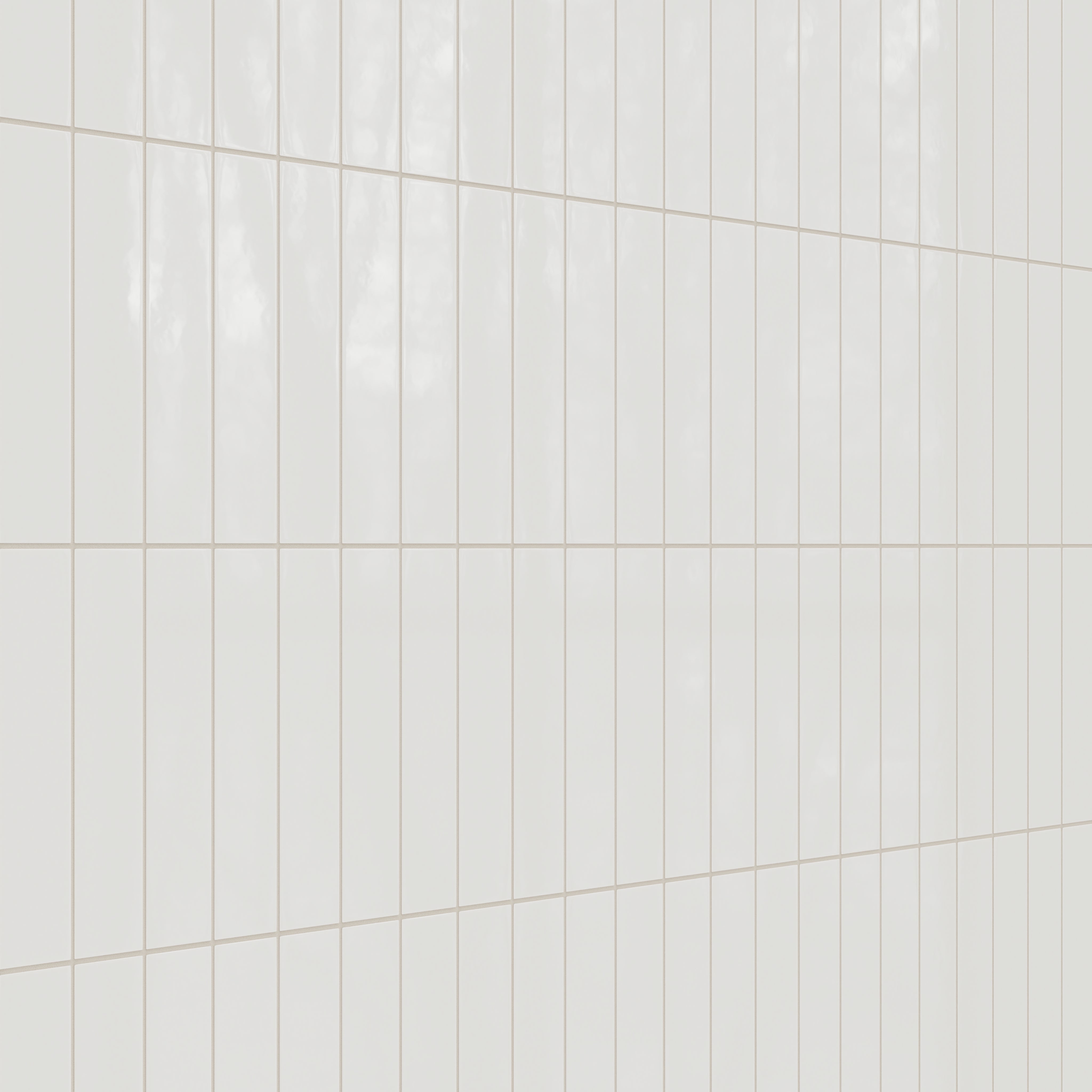 3x12 Natural Press Ceramic Tile in Zinc Gloss